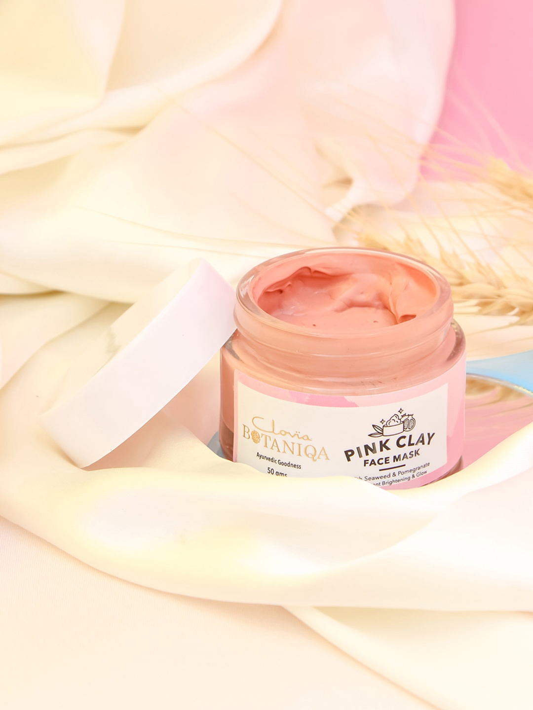 

Clovia BOTANIQA Pink Clay Face Mask with Australian Clay & Pomegranate - 50 g