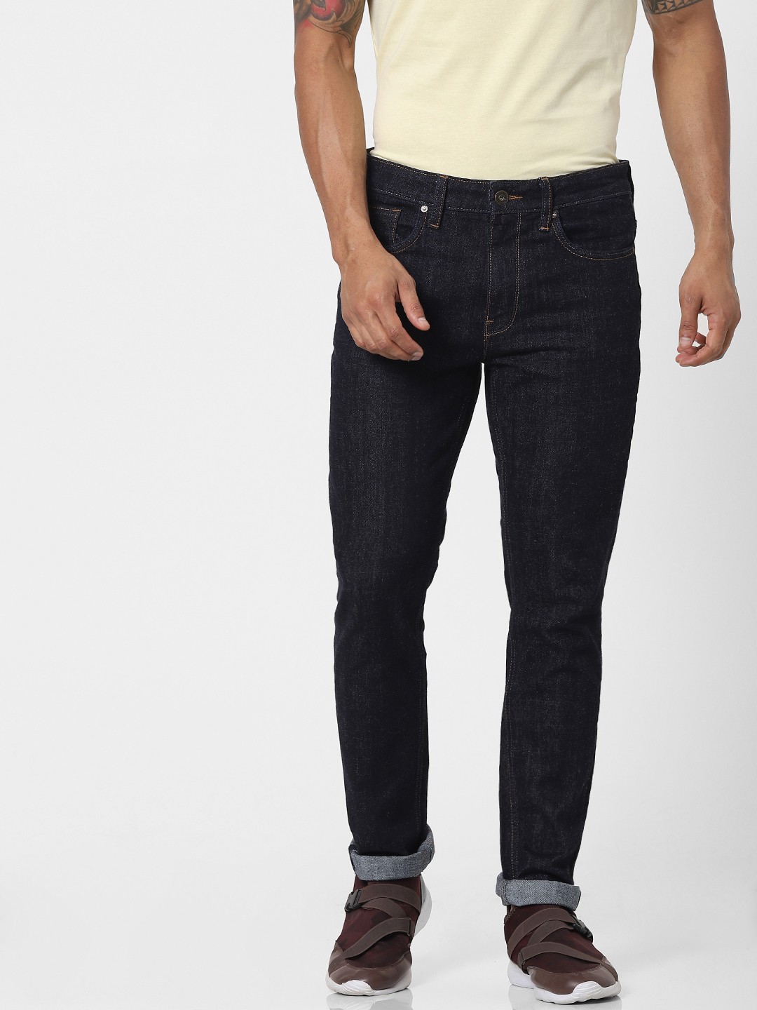 

Jack & Jones Men Blue Slim Fit Low-Rise Stretchable Jeans