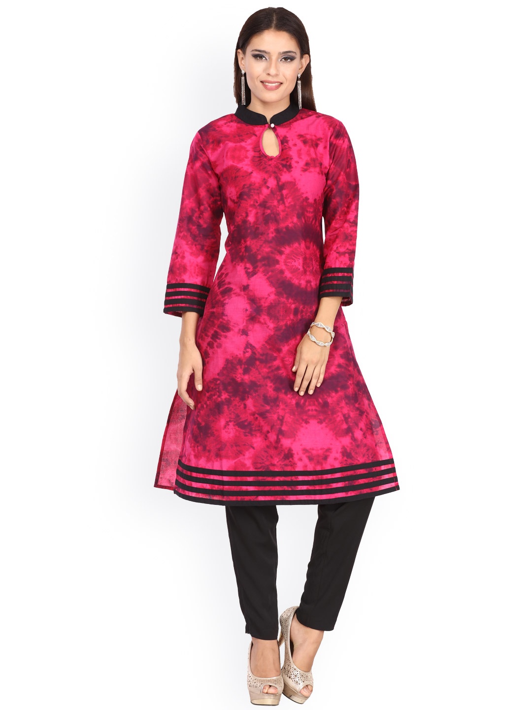 

Nayo Red Printed Kurta