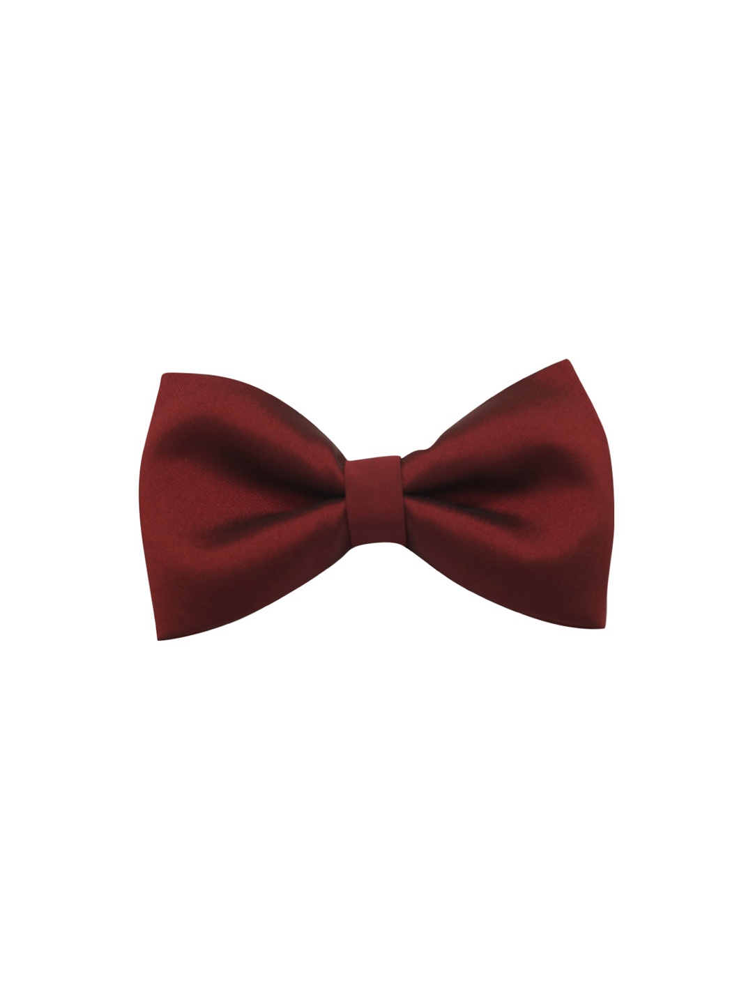 

The Tie Hub Maroon & Black Solid Pre-Tied Bow Tie