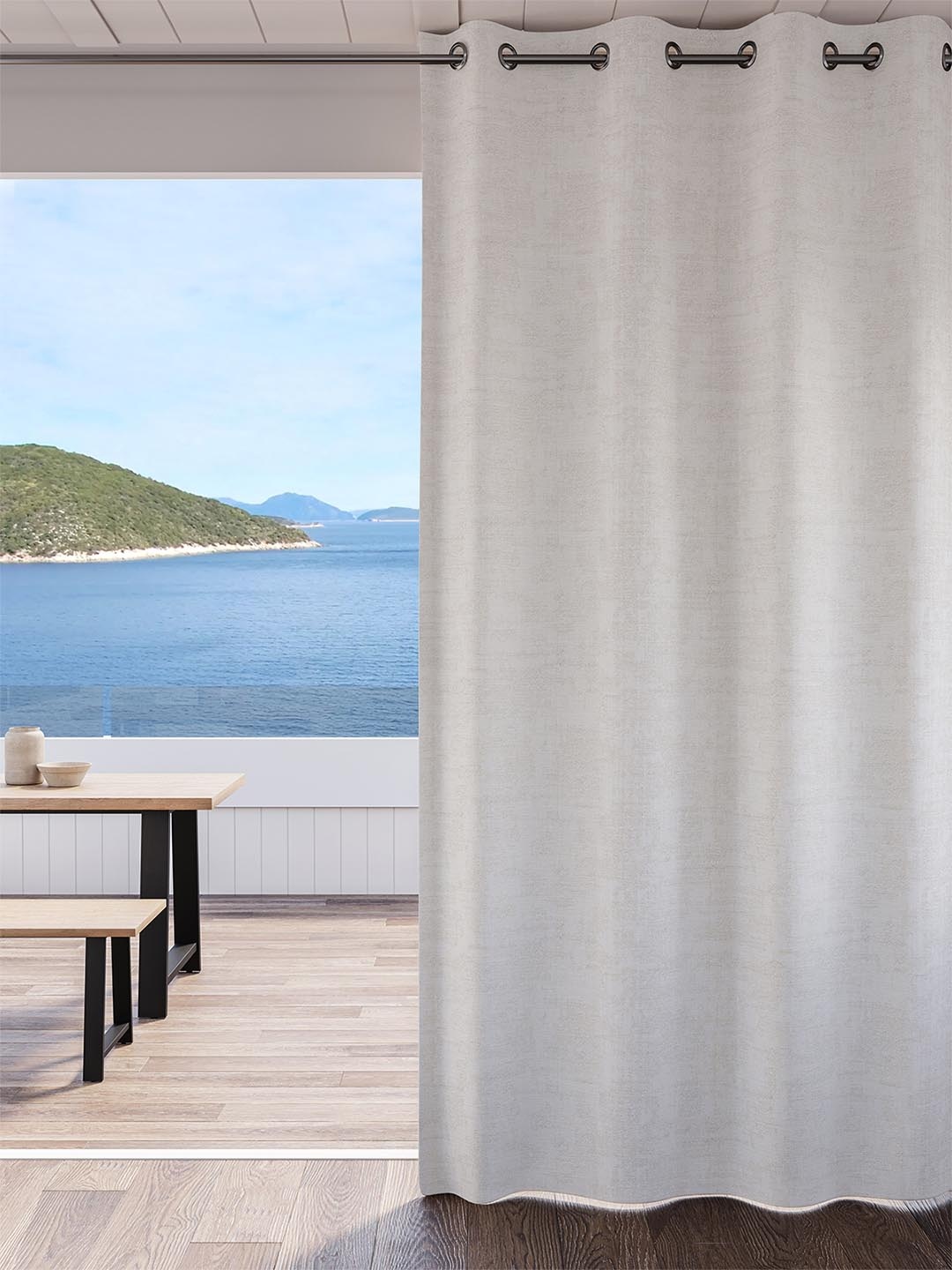 

DDecor Silver-Coloured Door Curtain