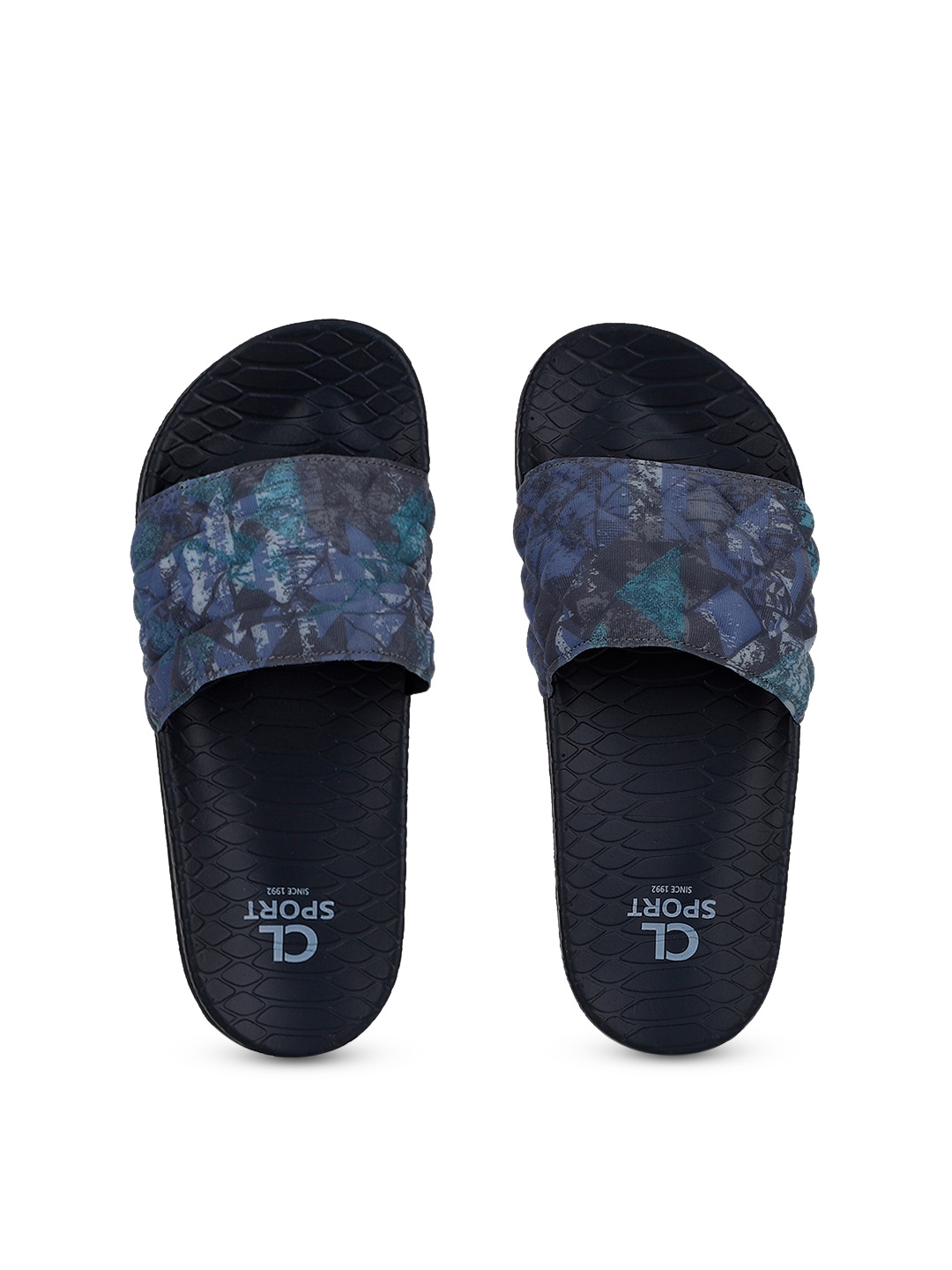 

Carlton London sports Women Blue Printed Sliders