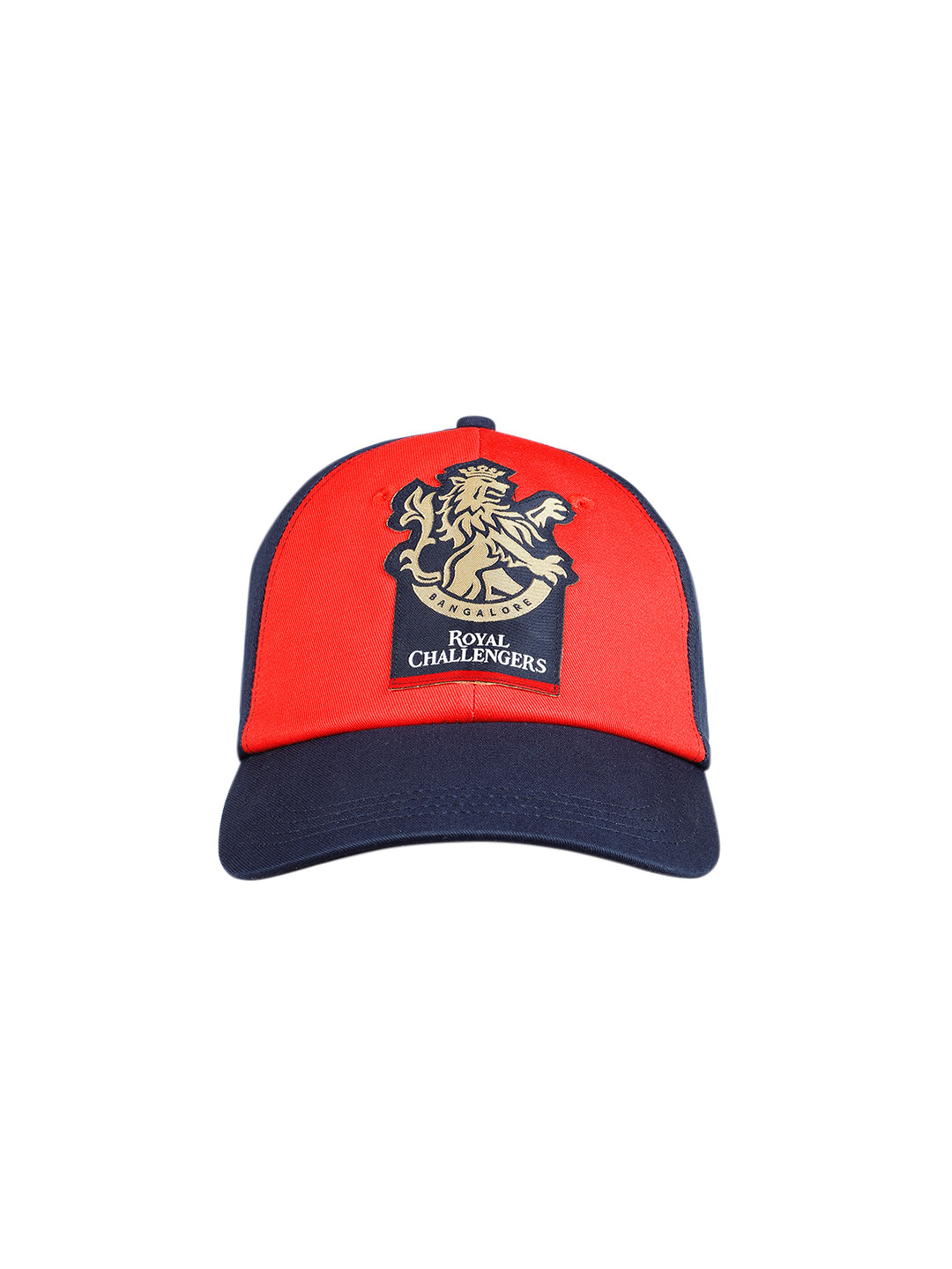 

Puma Men Red & Navy Blue Printed Royal Challengers Baseball Cap