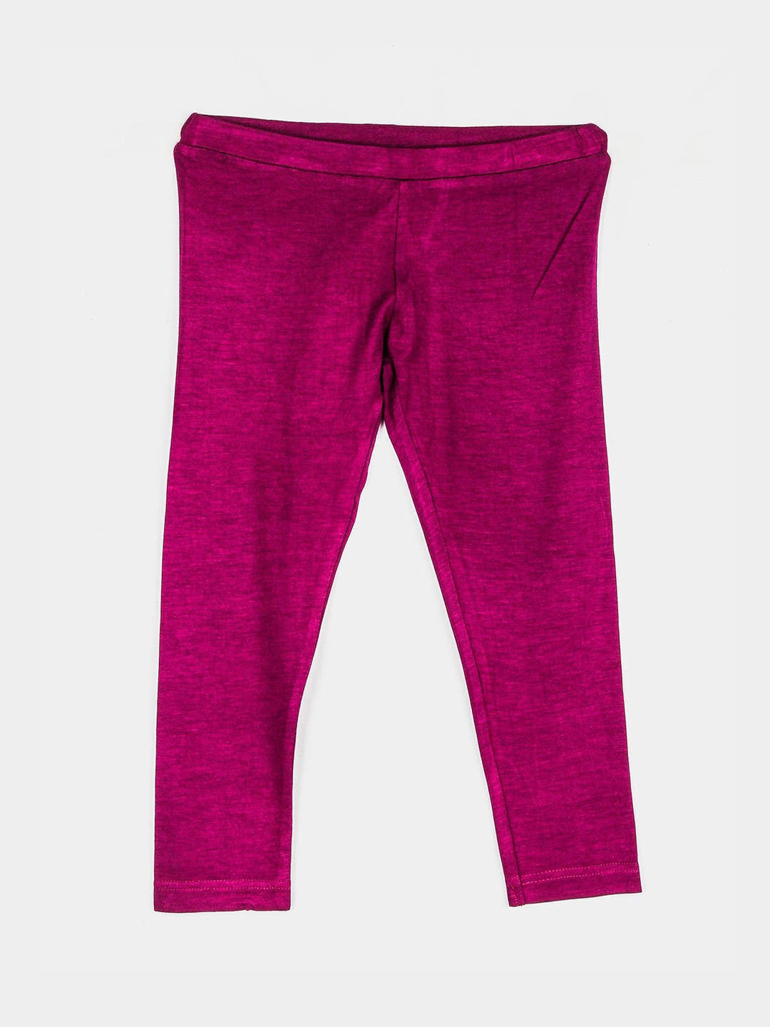 

Peppermint Girls Purple Solid Ankle Length Leggings