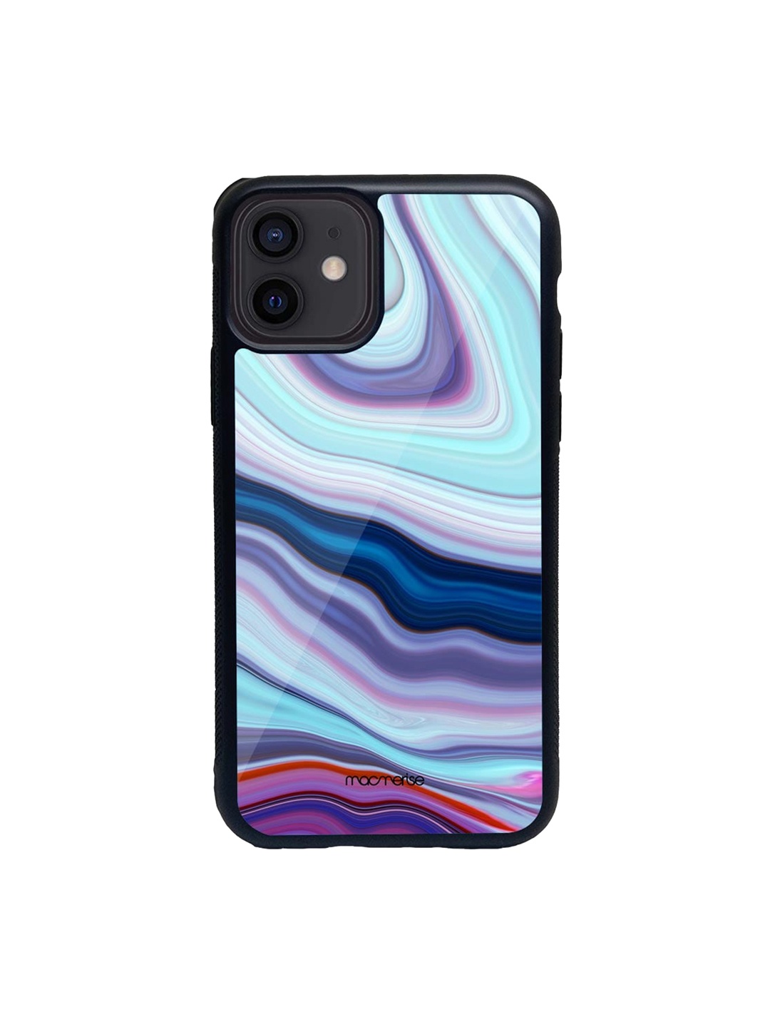 

macmerise Black & Blue Liquid Funk iPhone 12 Back Case