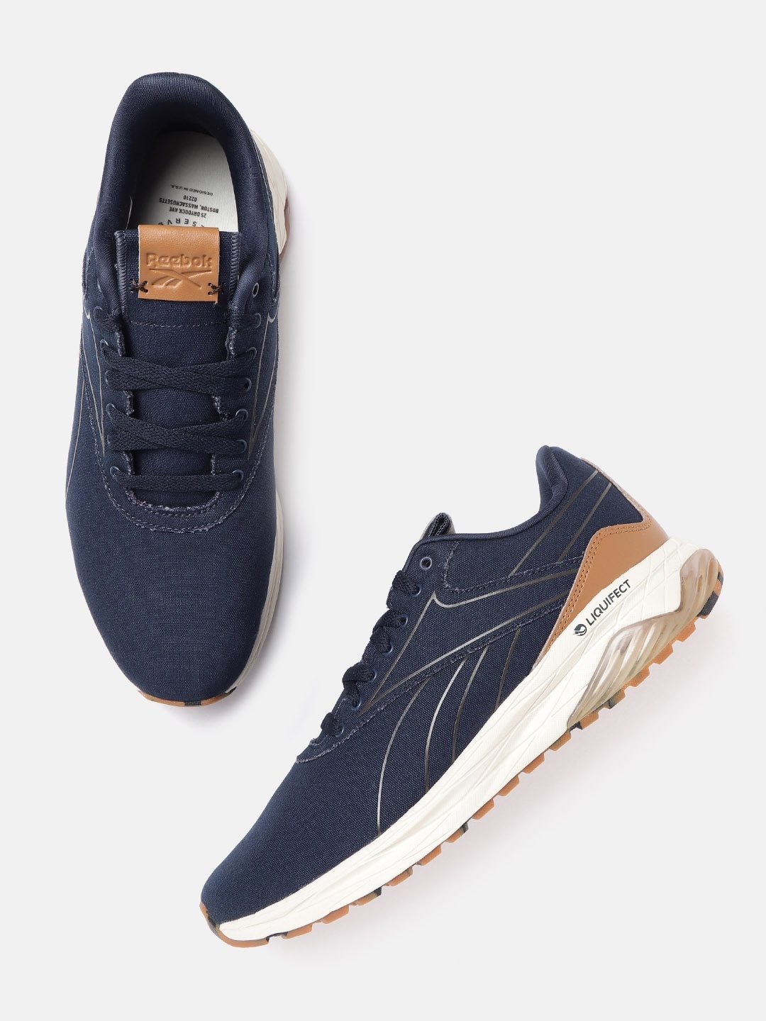 

Reebok Men Navy Blue Solid LIQUIFECT 180 2.0 Q2 Running Shoes