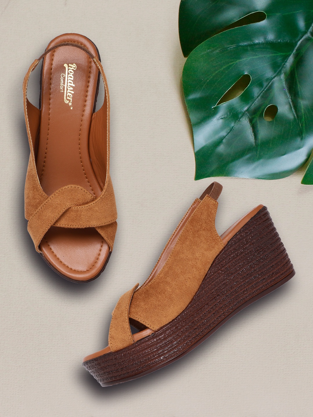 

Roadster Women Tan Brown Solid Wedges