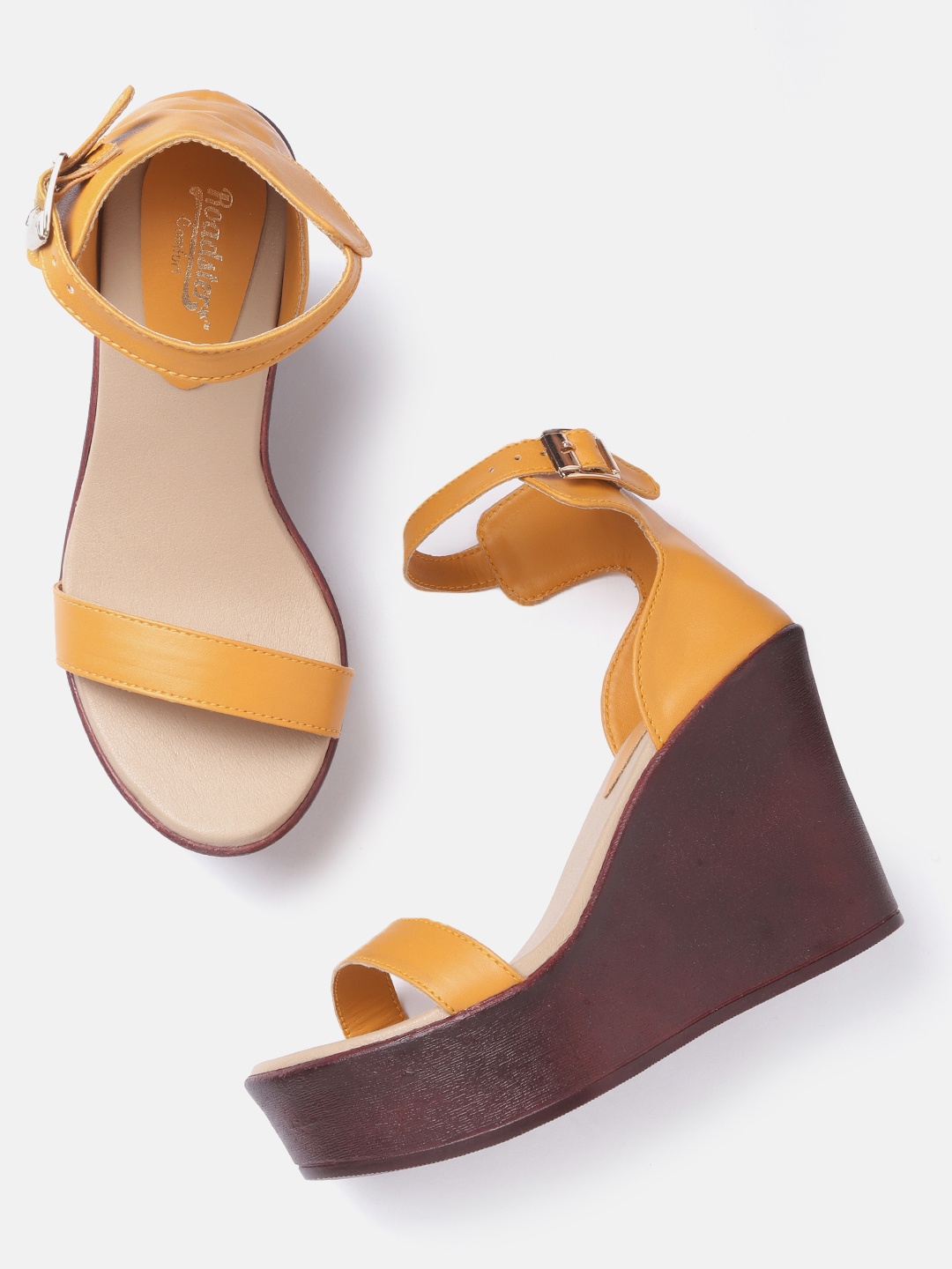 

Roadster Women Mustard Yellow Solid Wedges