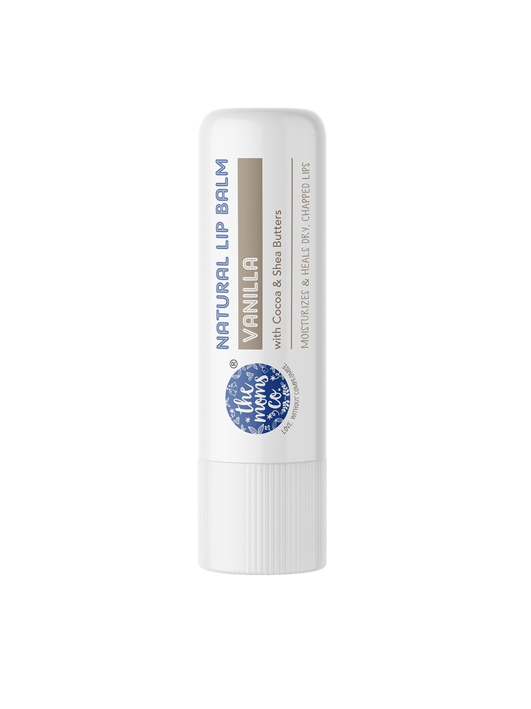 

The Moms Co. Natural Vanilla Lip Balm with Vit E & Natural Extracts - 5 g, White