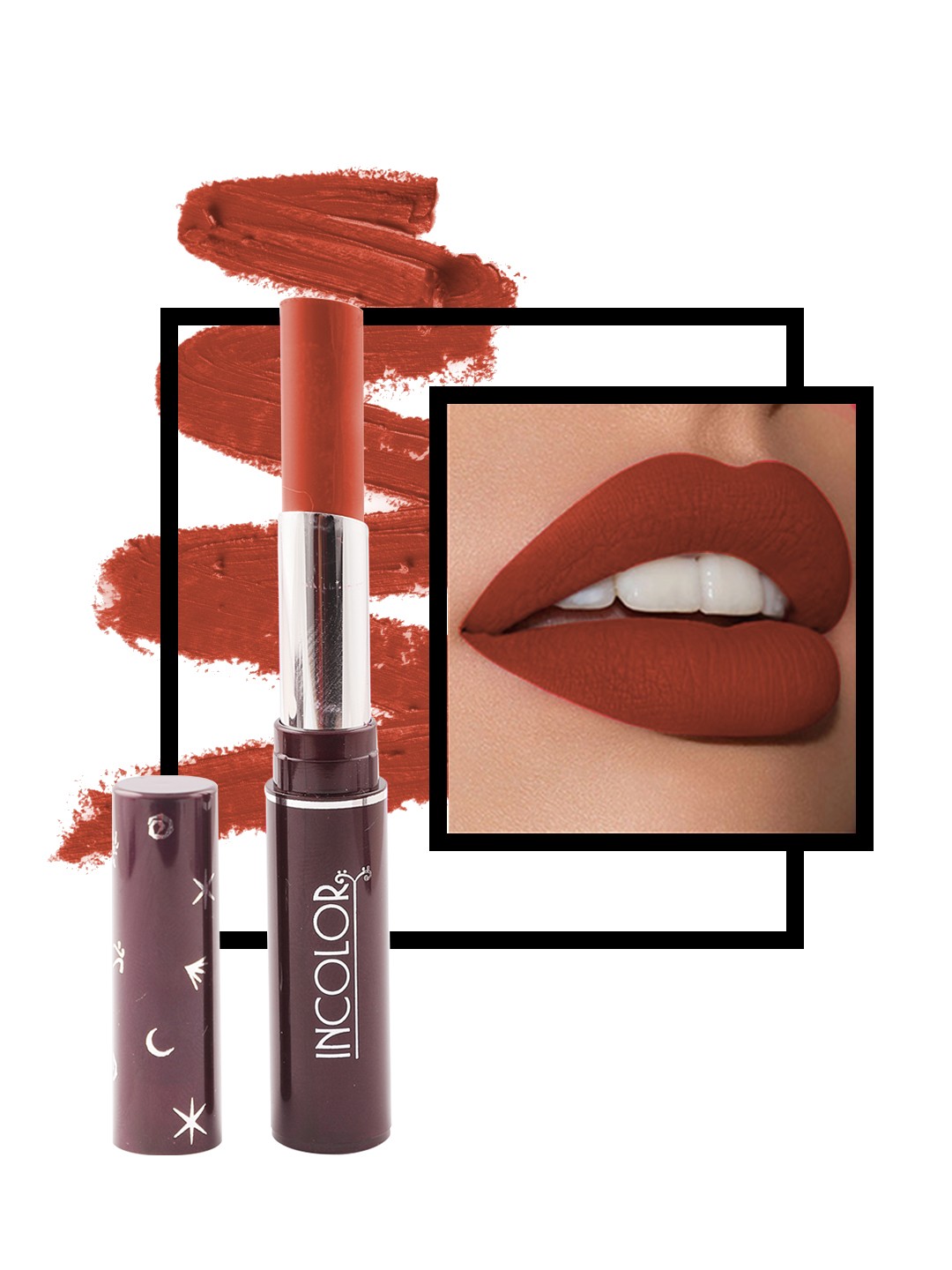 

Incolor Orange Long Lasting Lipstick 836