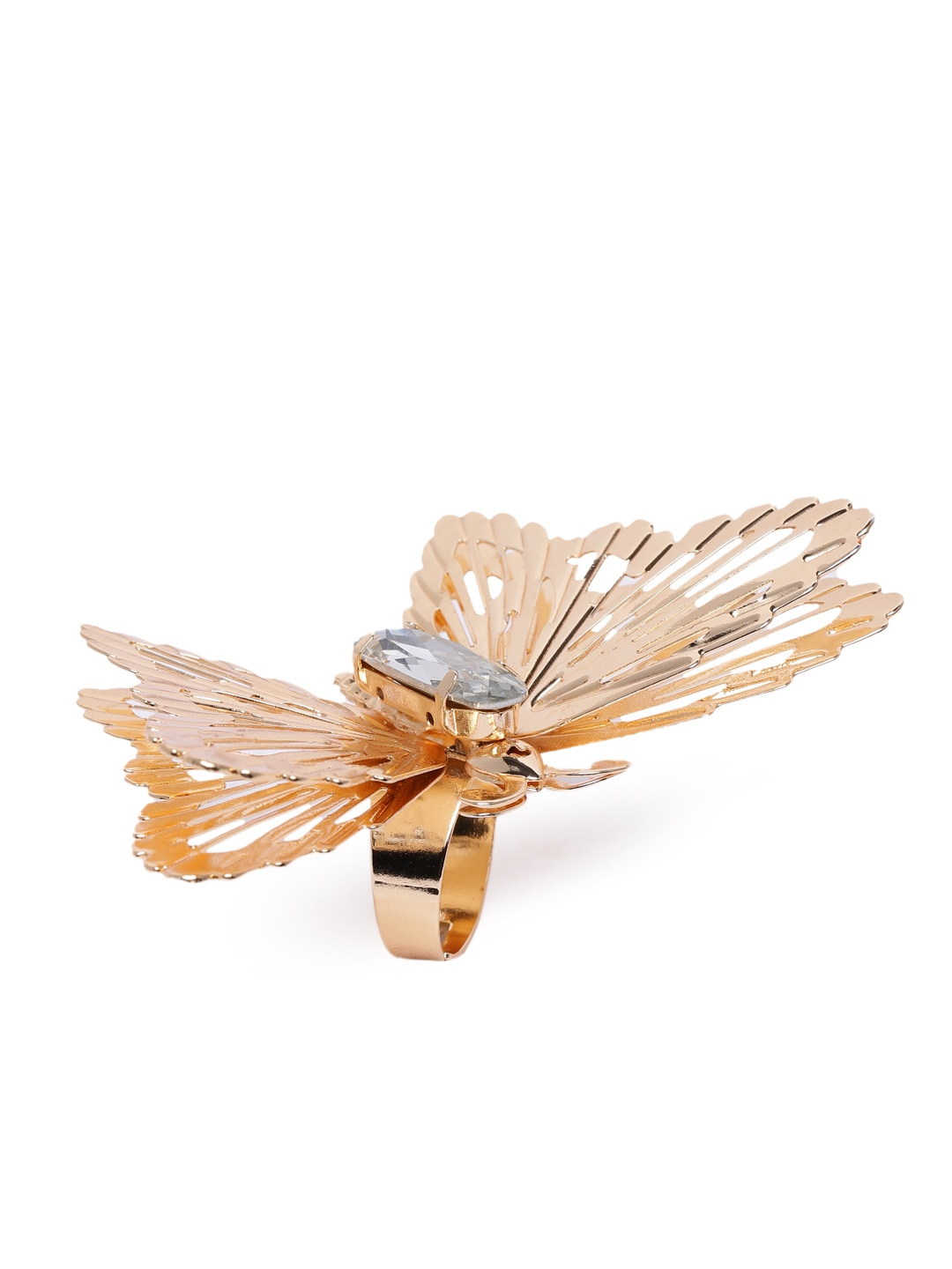

Zaveri Pearls Women White & Gold-Plated Finger Ring