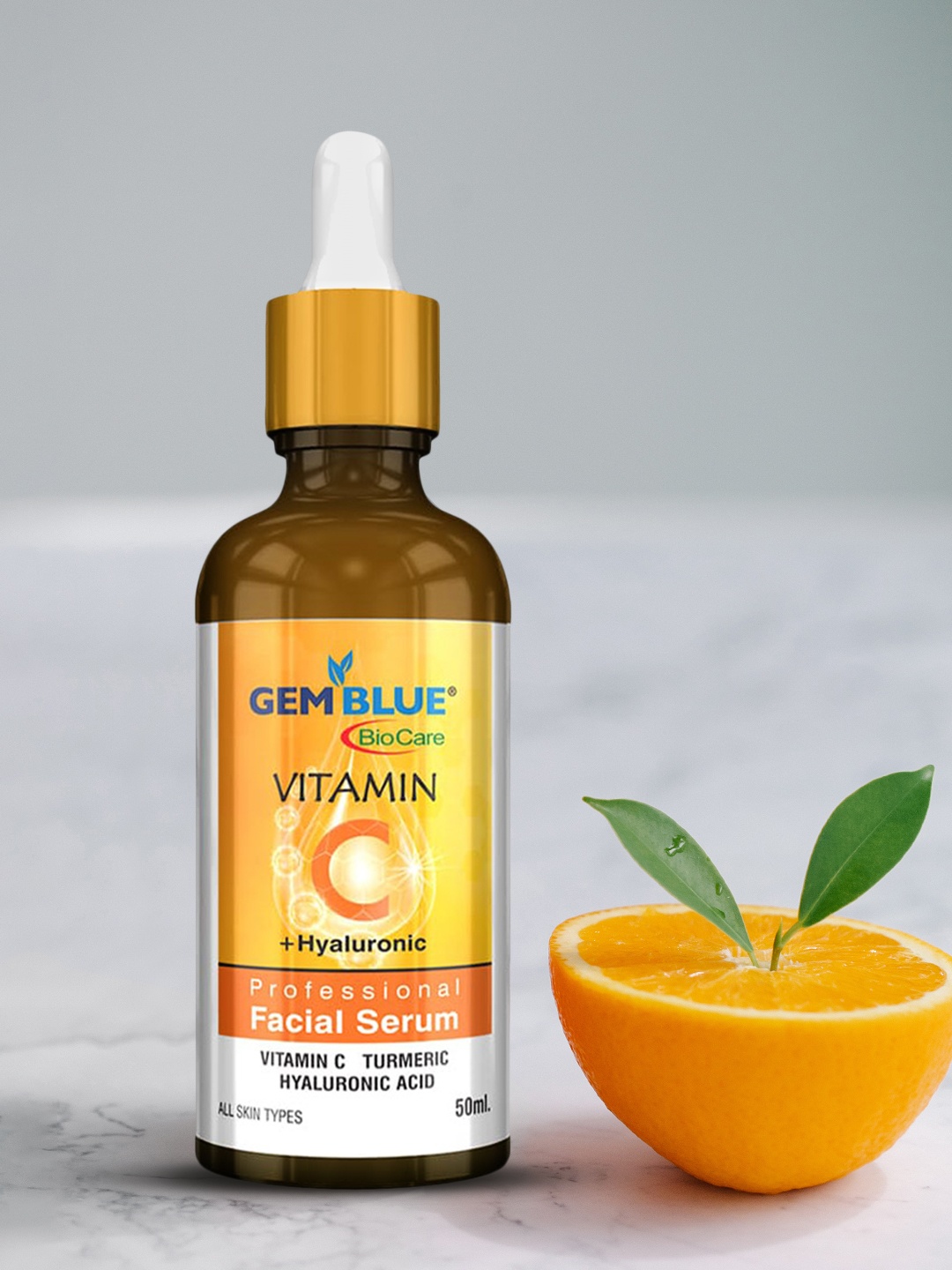 

GEMBLUE BioCare Vitamin C + Hyaluronic Facial Serum - 50 ml, Transparent