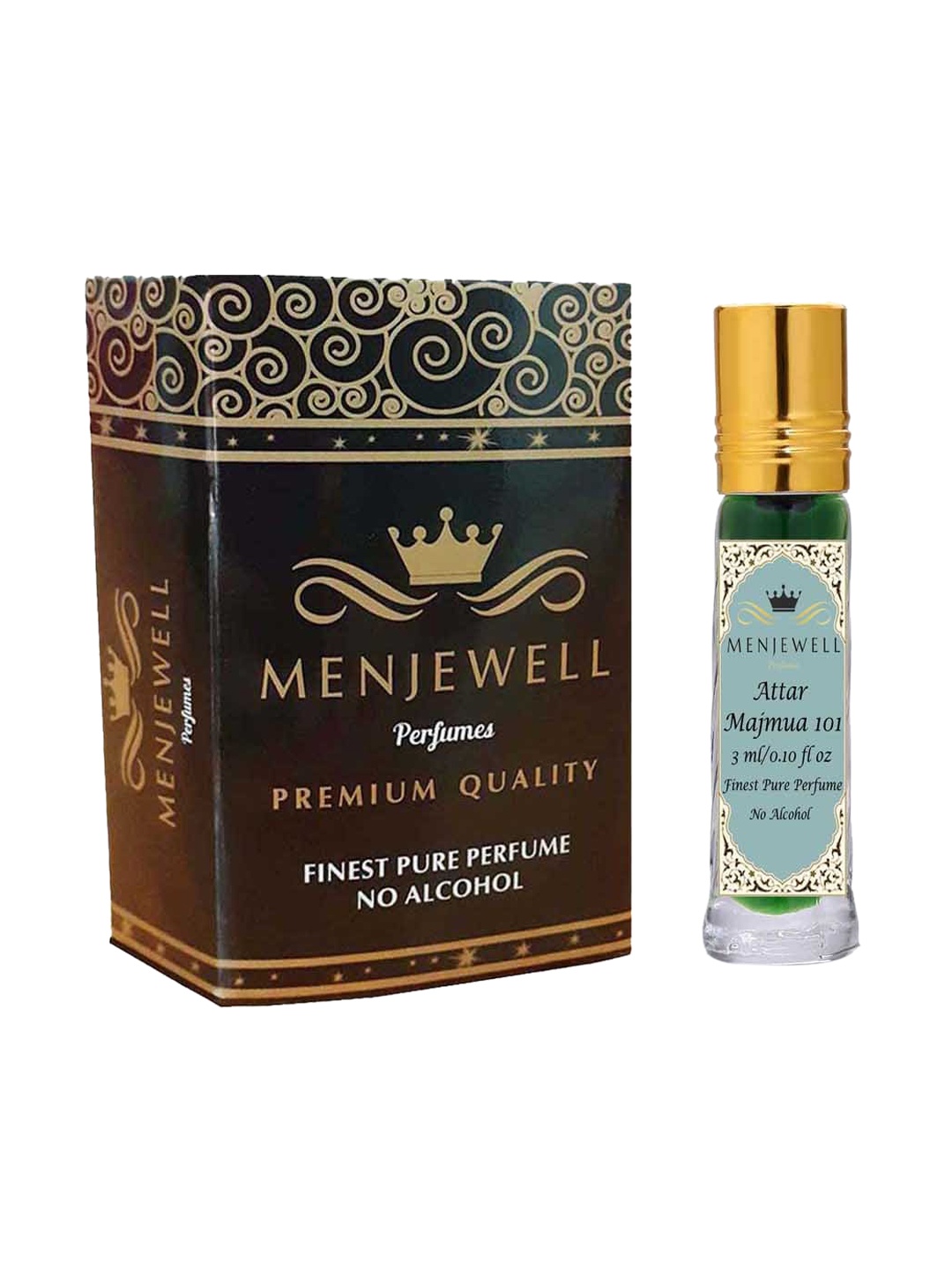 

Menjewell Unisex Majmua 101 Attar 3 ml, Transparent