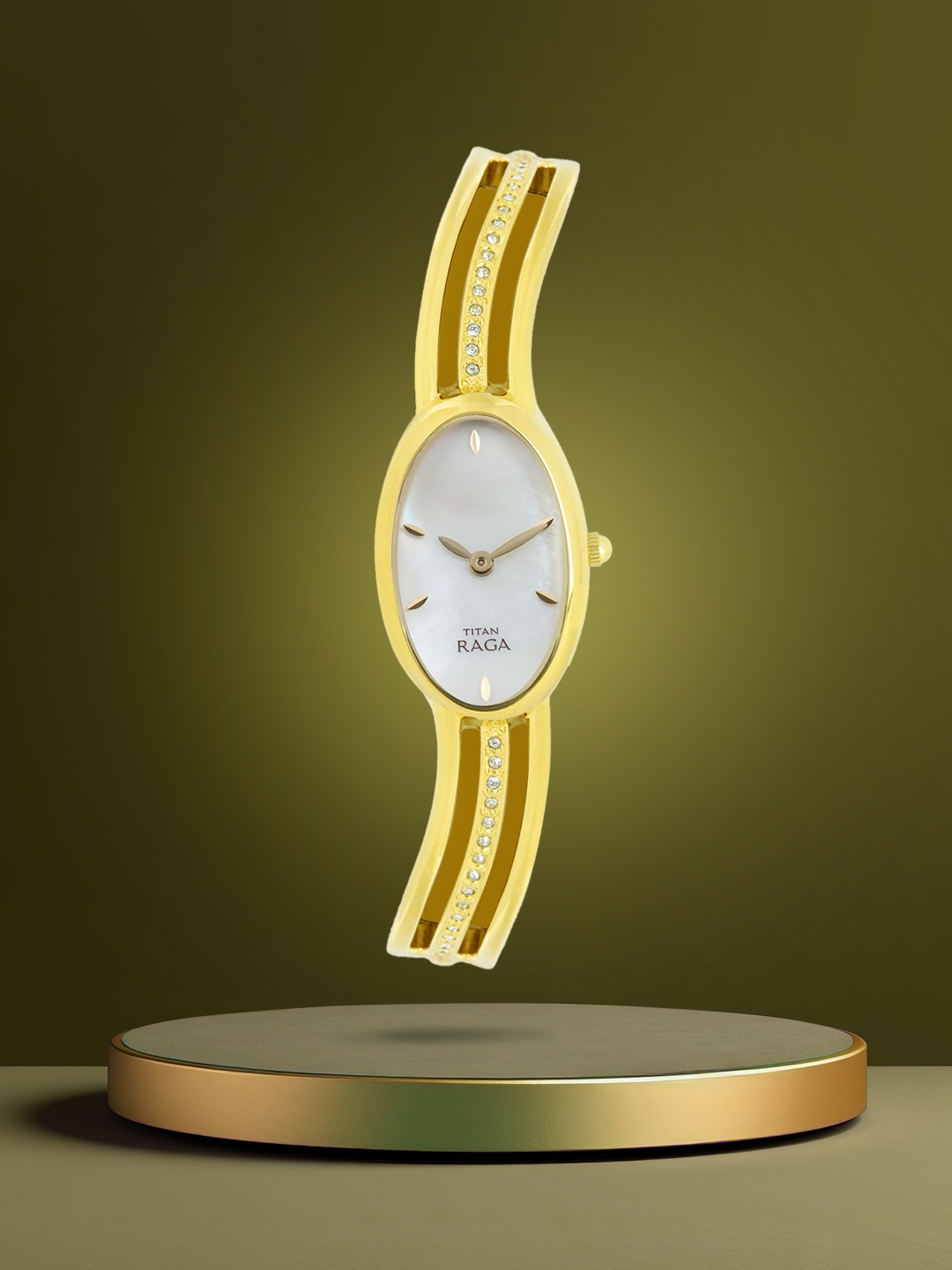 

Titan Raga Women Pearly White Dial Watch NF9938YM01