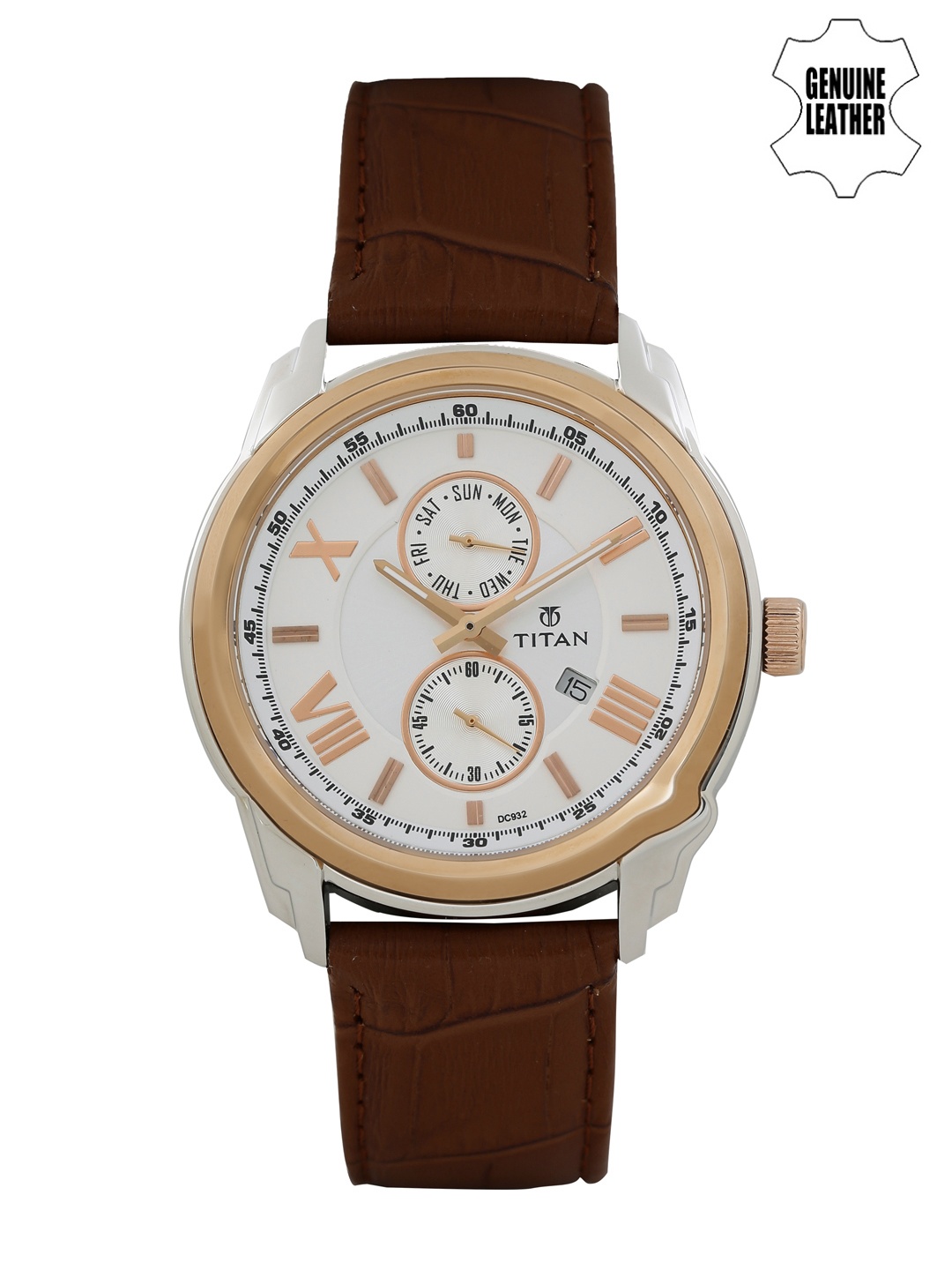 

Titan Men White Dial Watch NF90006KL01J