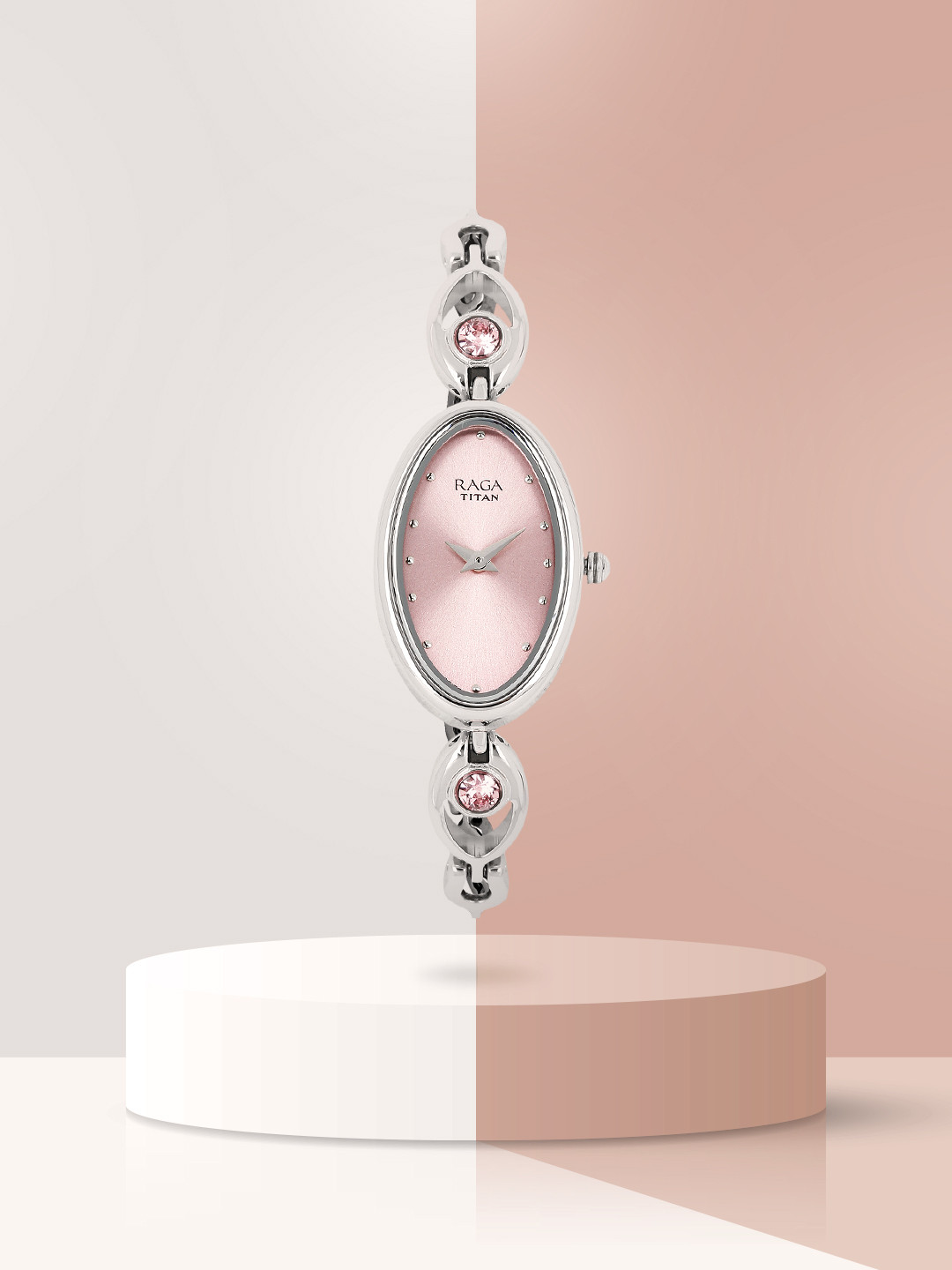 

Titan Raga Women Pink Dial Watch 2527SM02