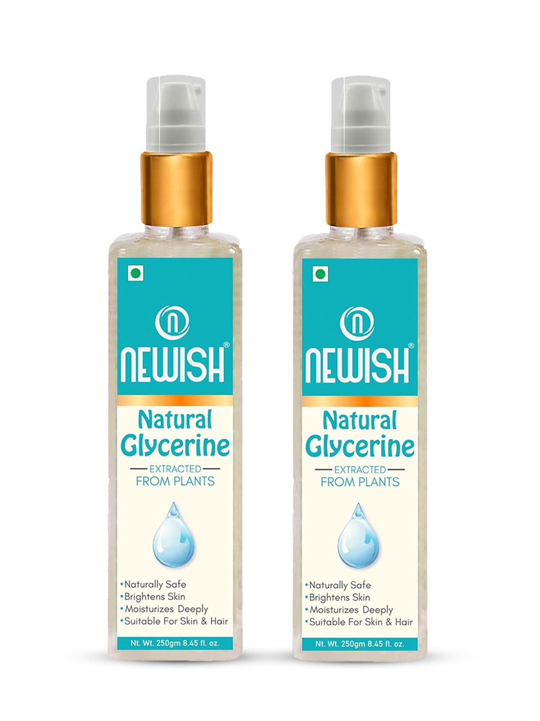 

NEWISH Set Of 2 Transparent Vegan Glycerine 500ml