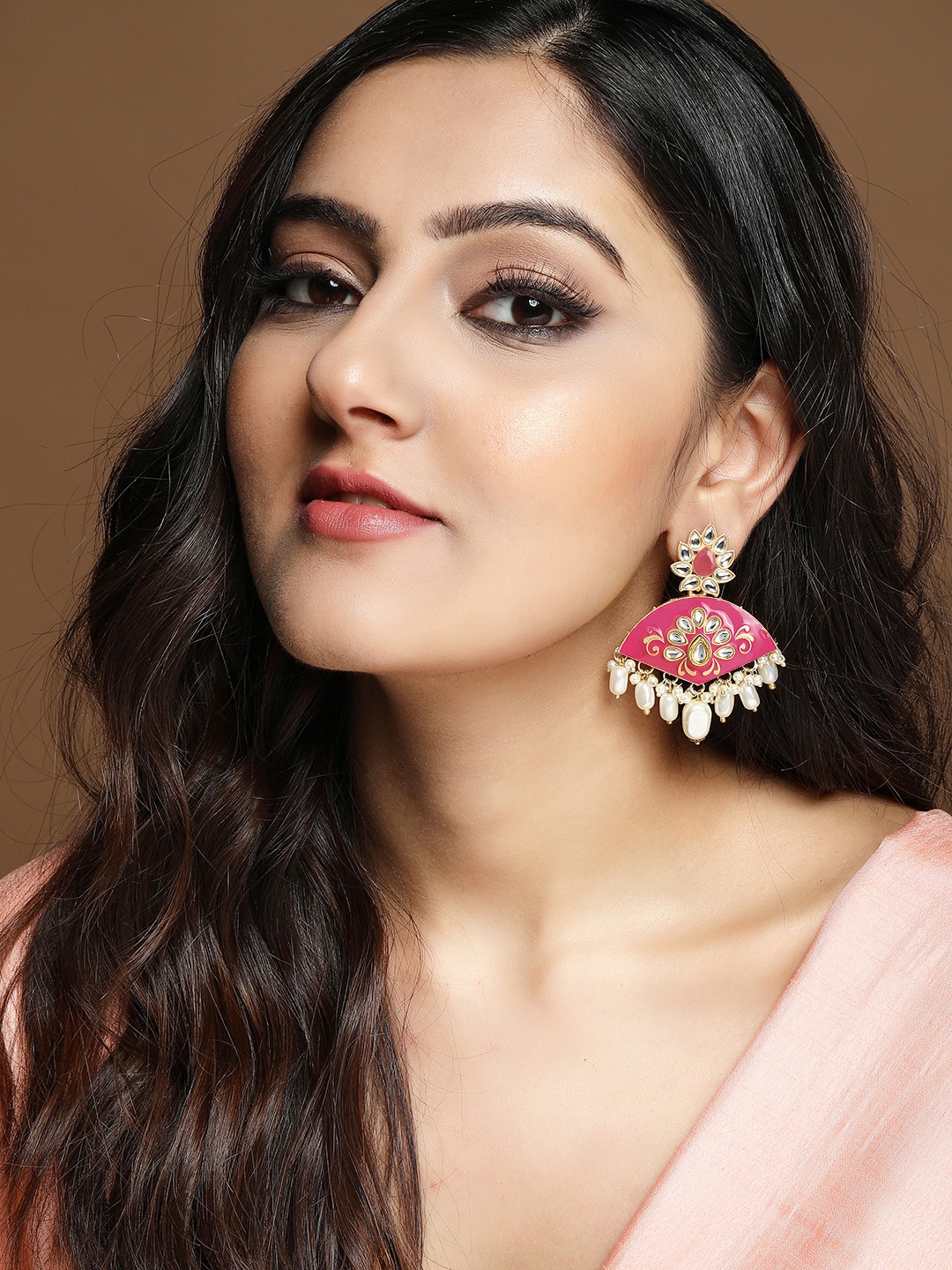 

Rubans Gold-Toned Contemporary Jhumkas
