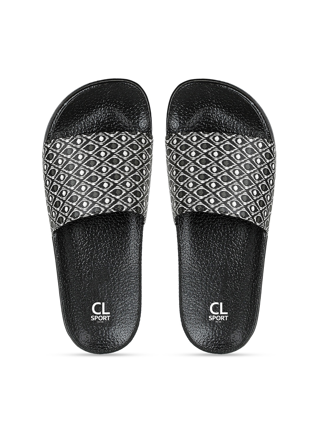 

Carlton London sports Women Black Printed Sliders