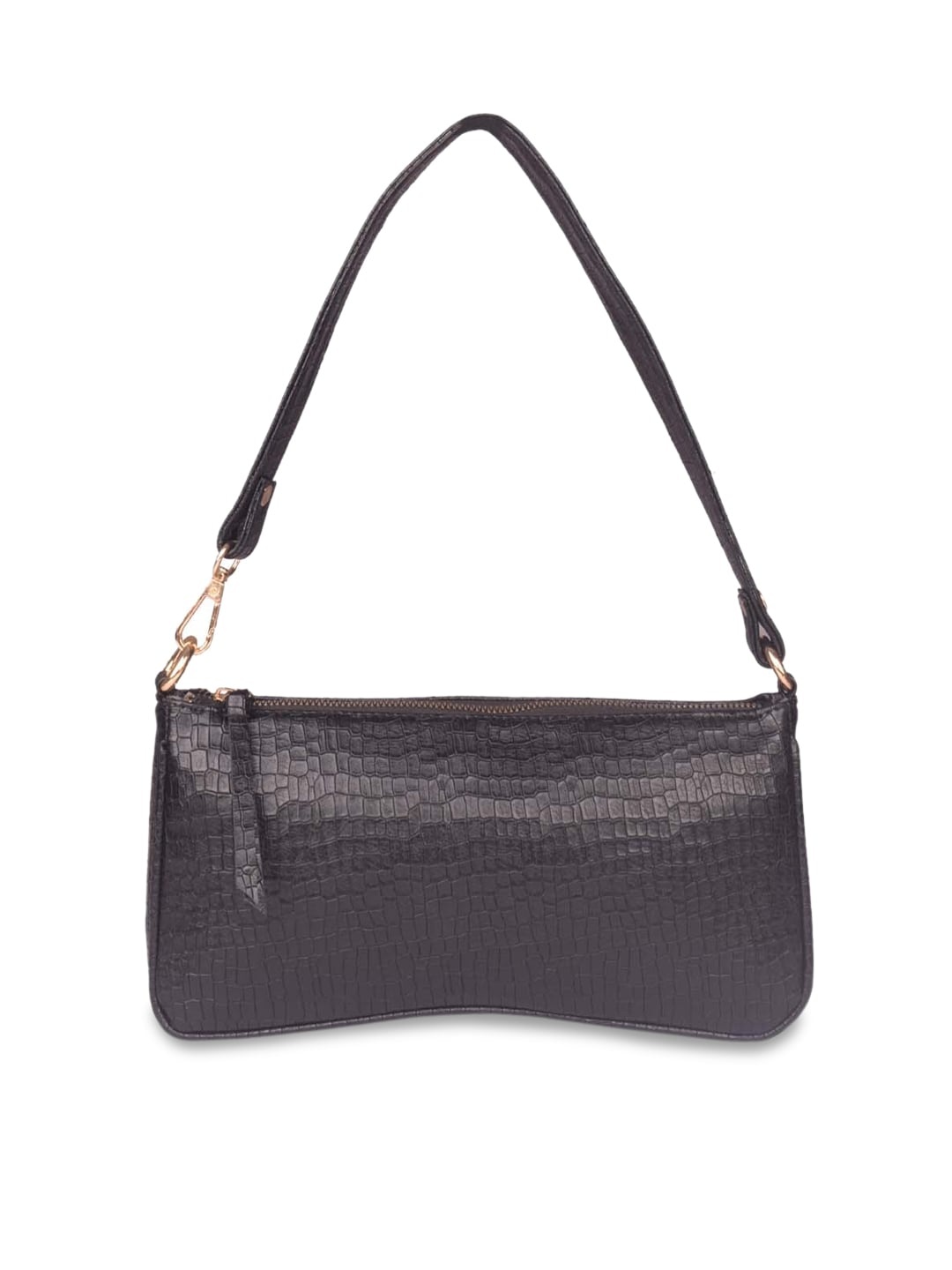 

Bagkok Black Textured Shoulder Bag