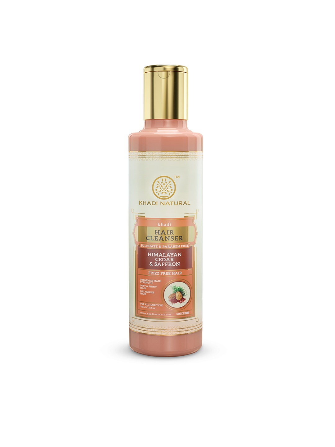 

Khadi Natural Unisex Himalayan Cedar & Saffron Hair Cleanser Shampoo, Na