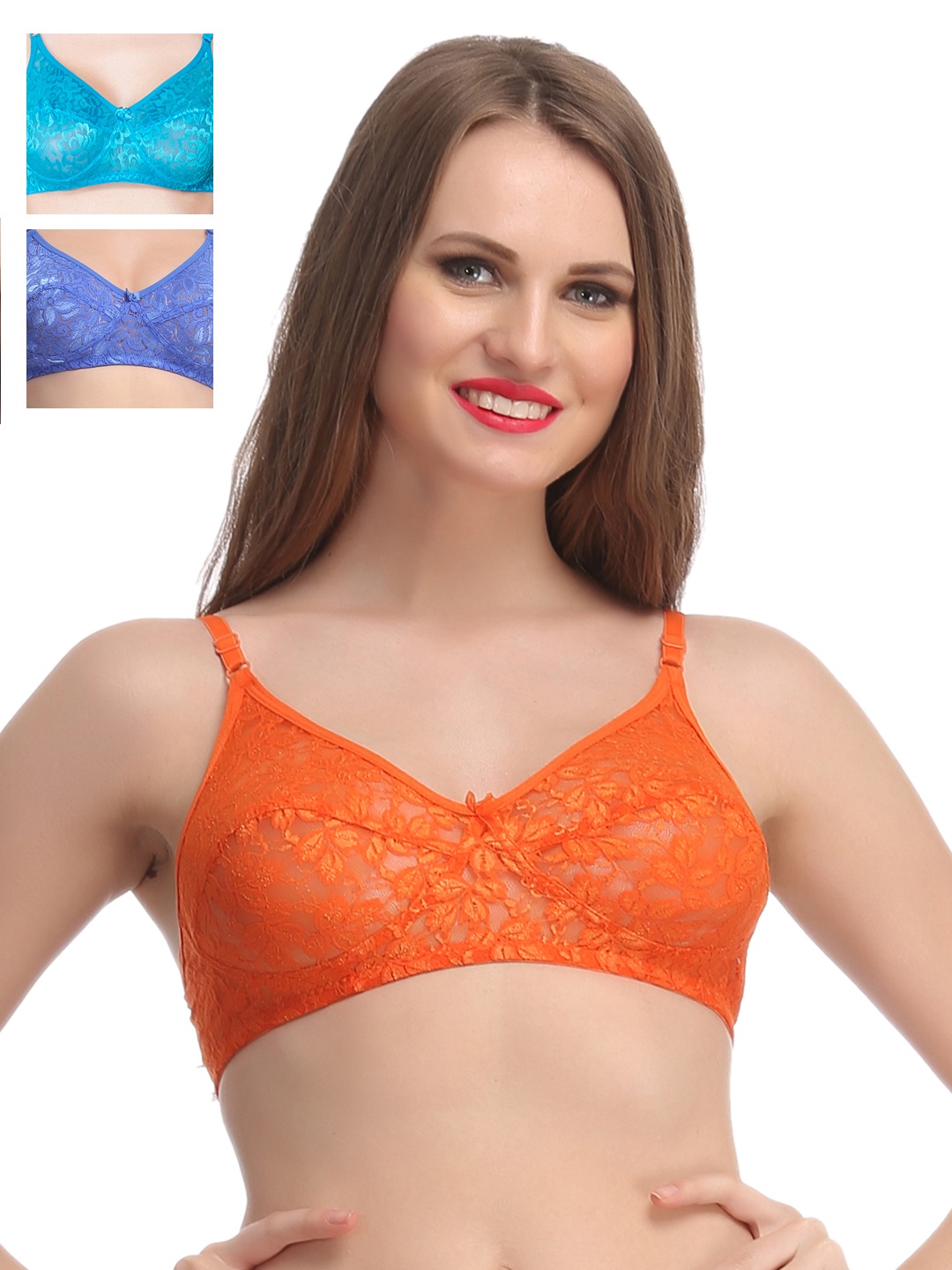 

Clovia Pack Of 2 Bra, Blue