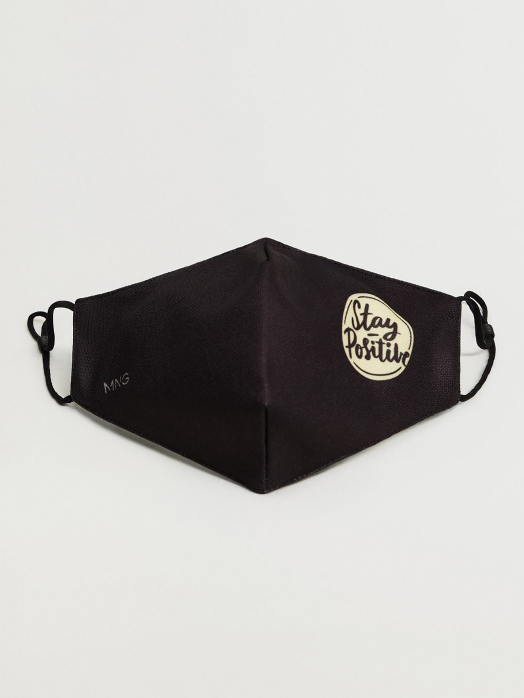 

MANGO Women Black Solid 1 Ply Adjustable Hygienic Reusable Mask