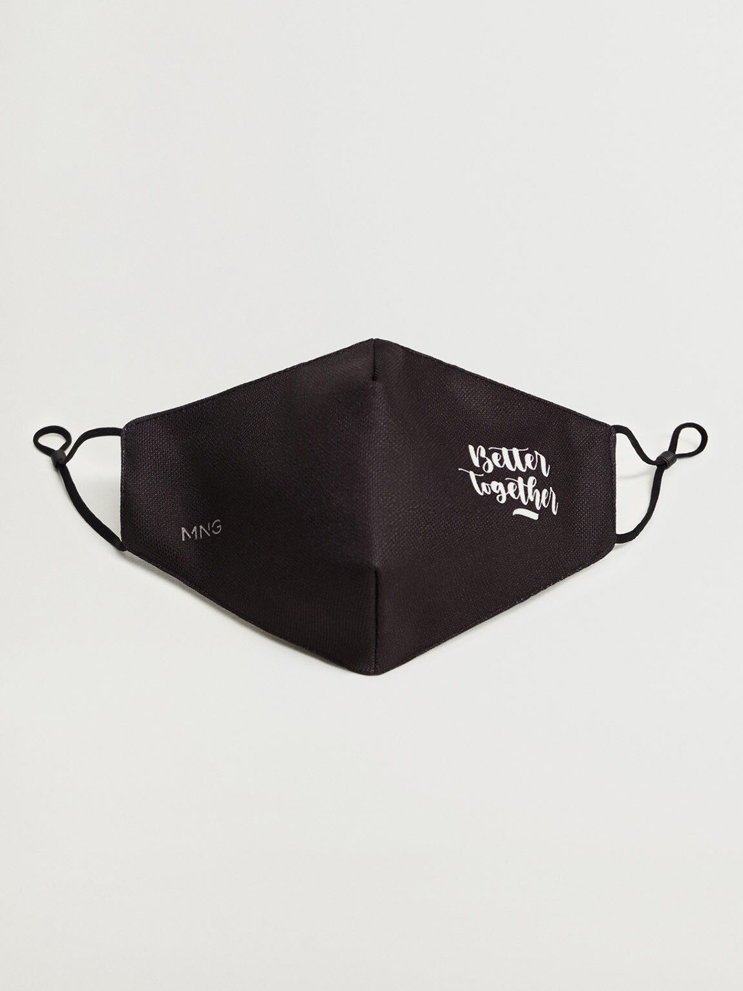 

MANGO Women Black Solid 1 Ply Adjustable Hygienic Reusable Mask