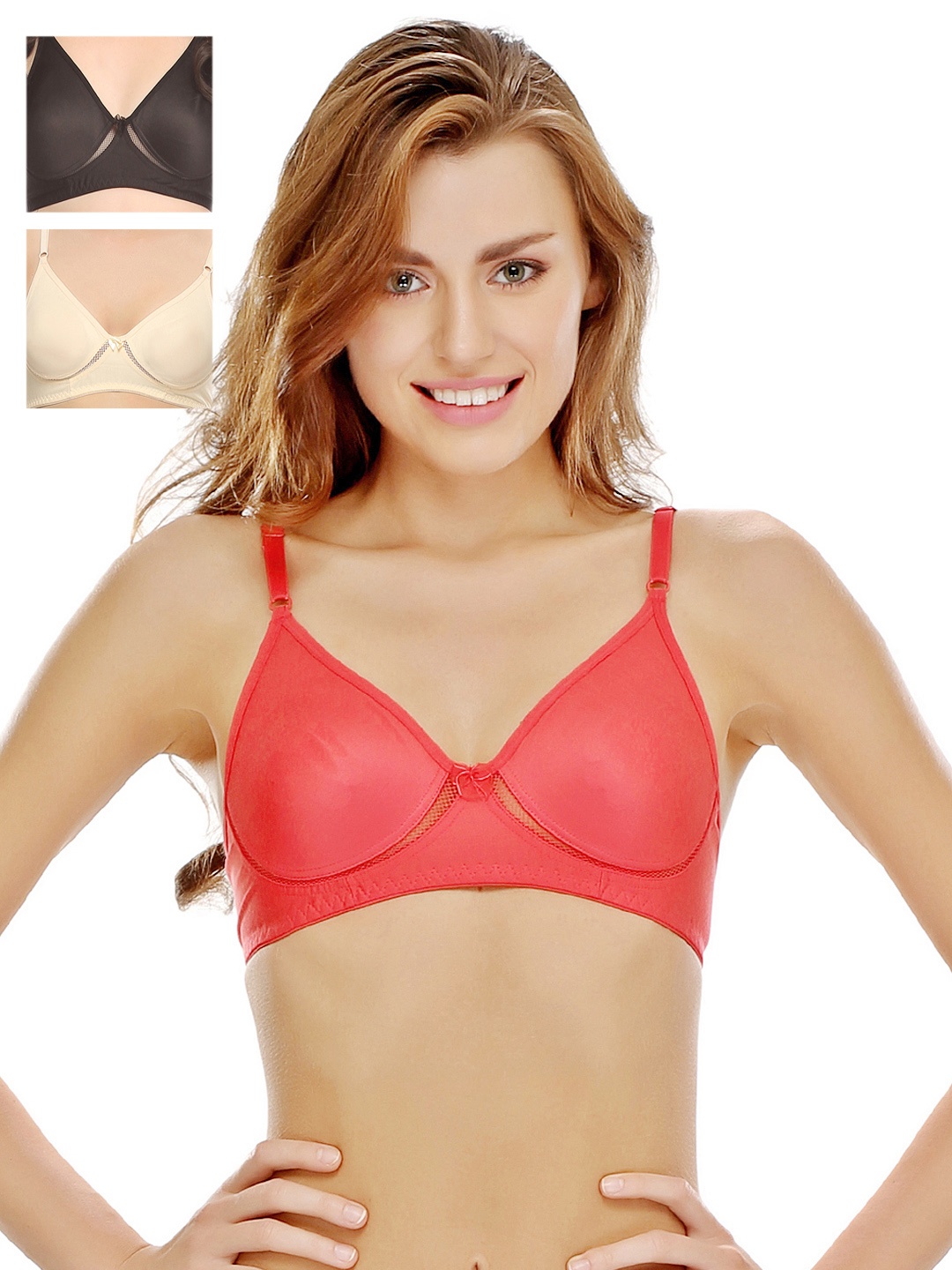

Clovia Pack Of 2 Bra, Black