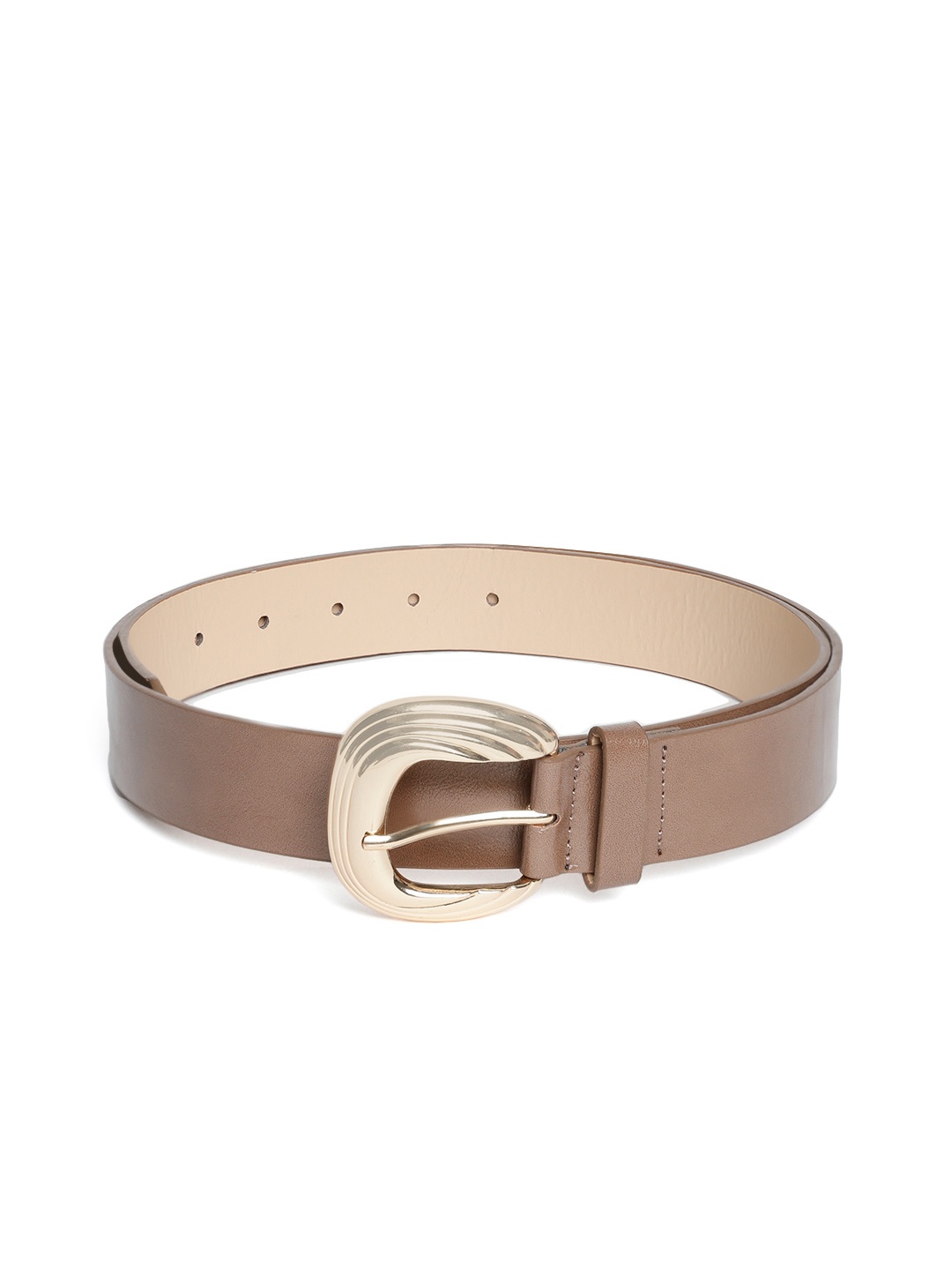 

MANGO Women Brown Solid Belt