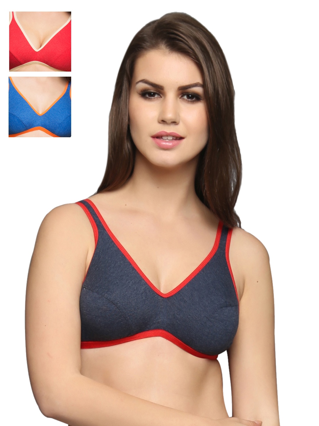 

Clovia Pack Of 3 Bra, Grey