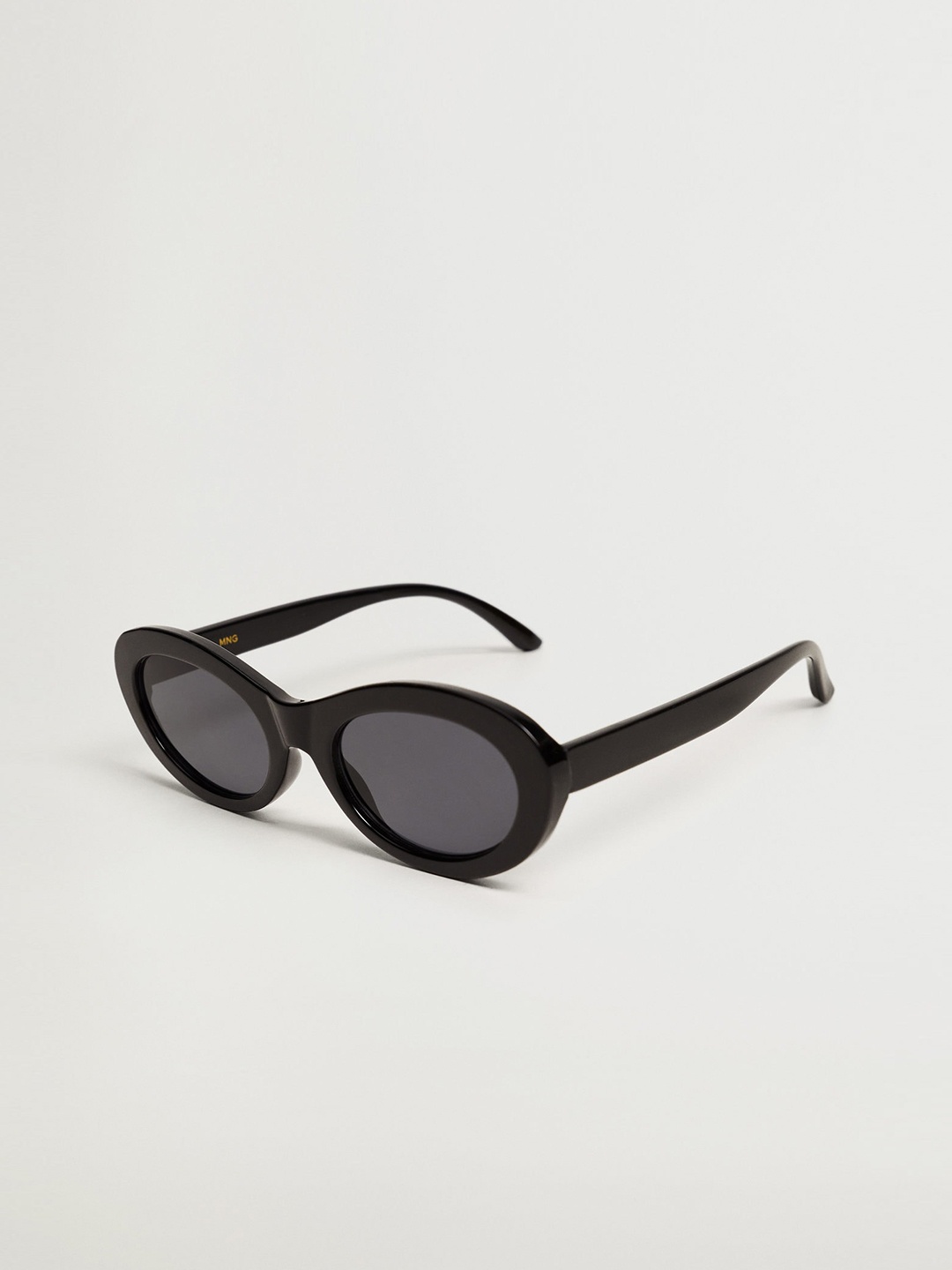 

MANGO Women Sustainable Cateye Sunglasses with UV Protected Lens, Black