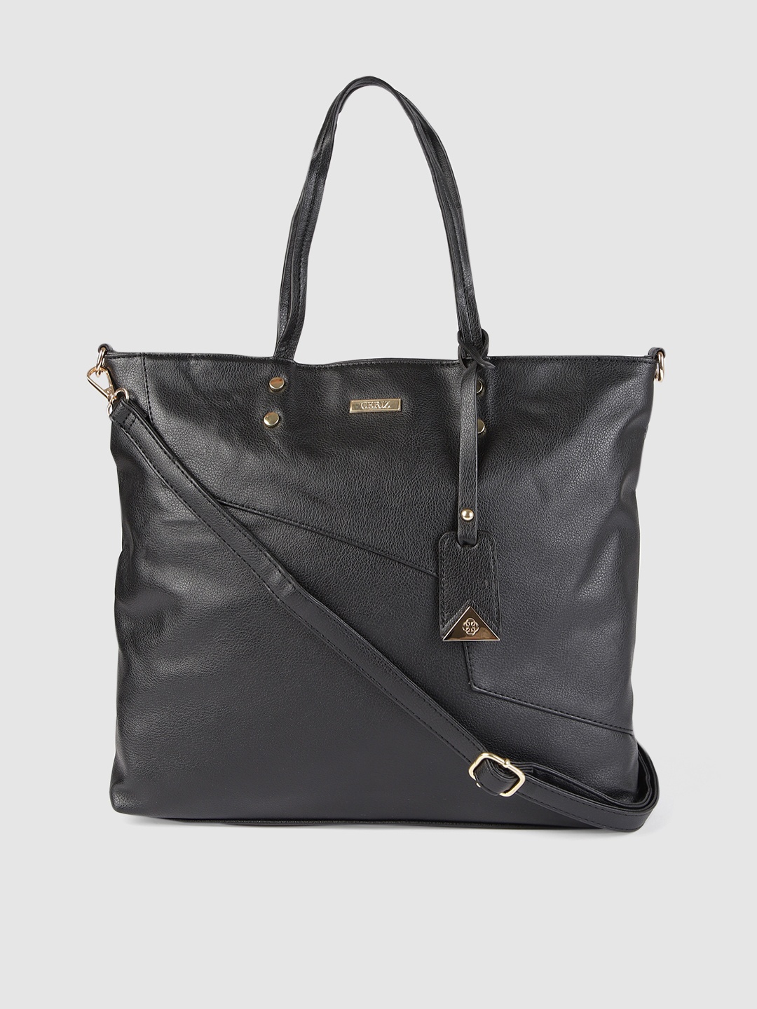 

CERIZ Women Black Solid Shoulder Bag