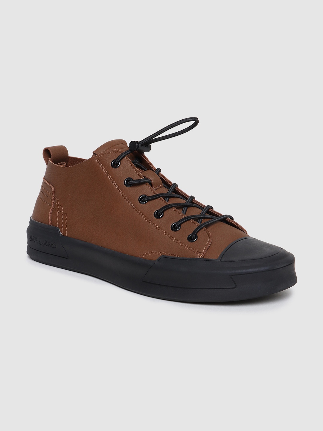 

Jack & Jones Men Brown Leather Sneakers