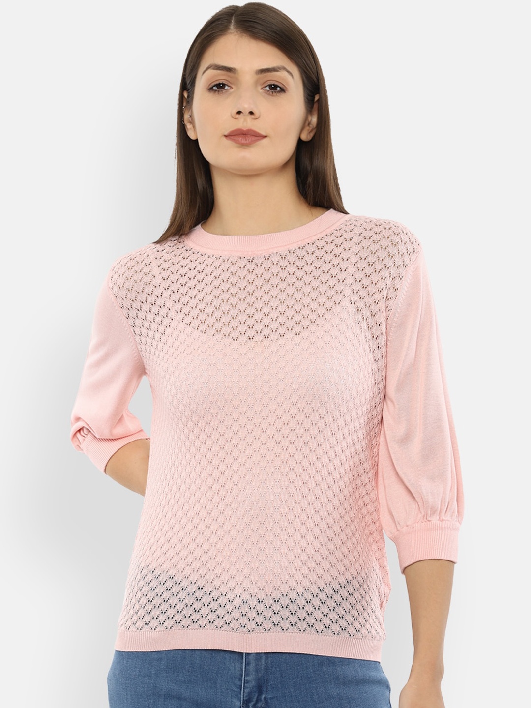 

Van Heusen Woman Pink Regular Top
