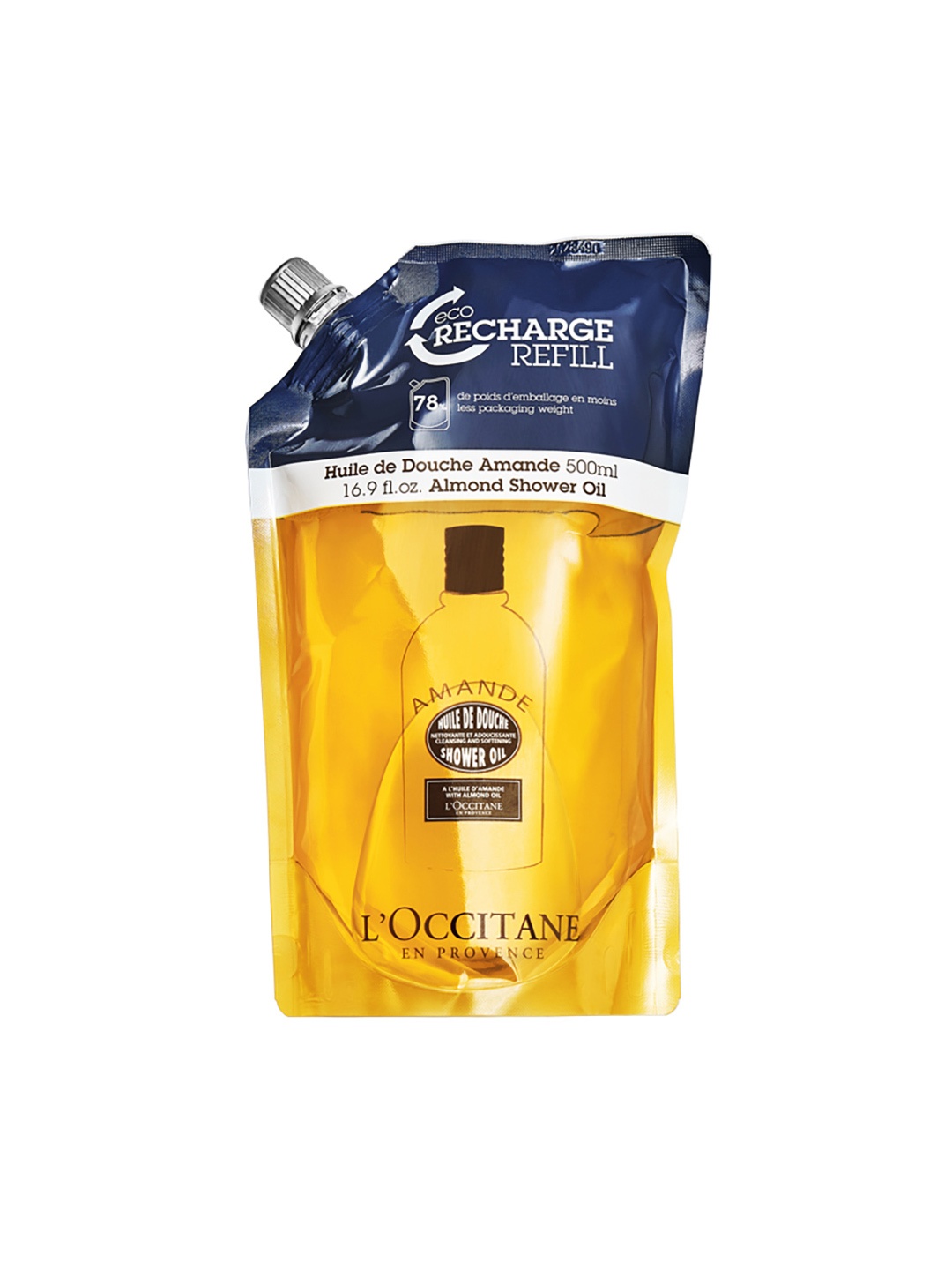 

LOccitane en Provence Almond Shower Oil Refill - 500 ml, Transparent