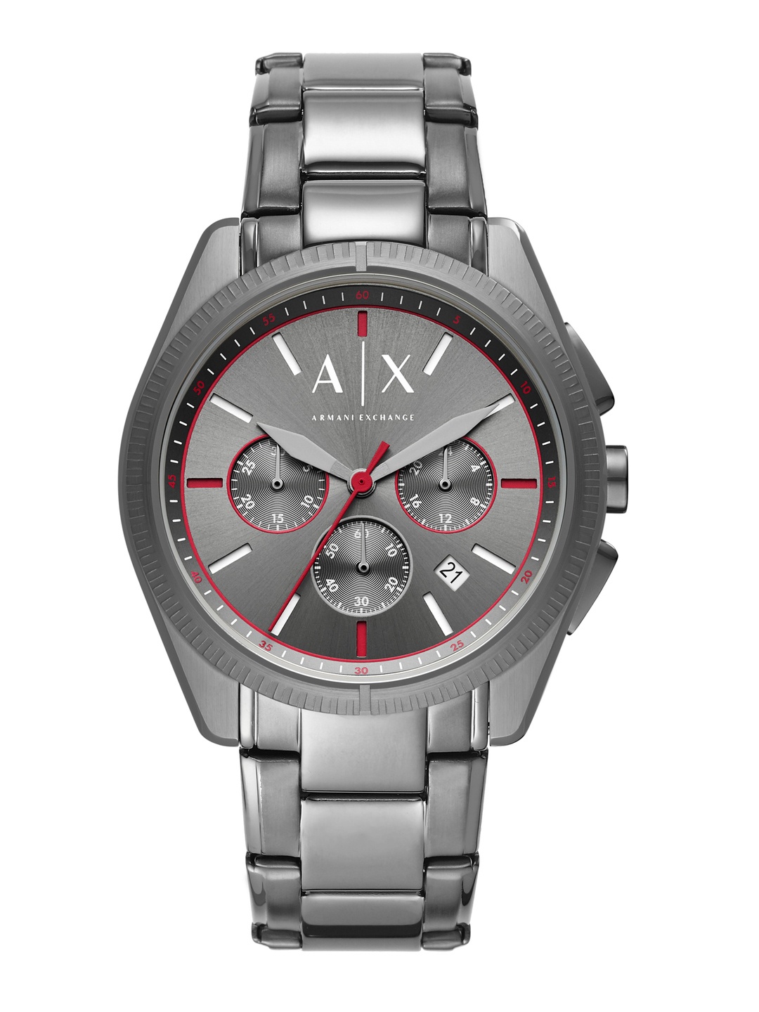 

Armani Exchange Men Gunmetal-Toned Chronograph Watch AX2851, Metallic