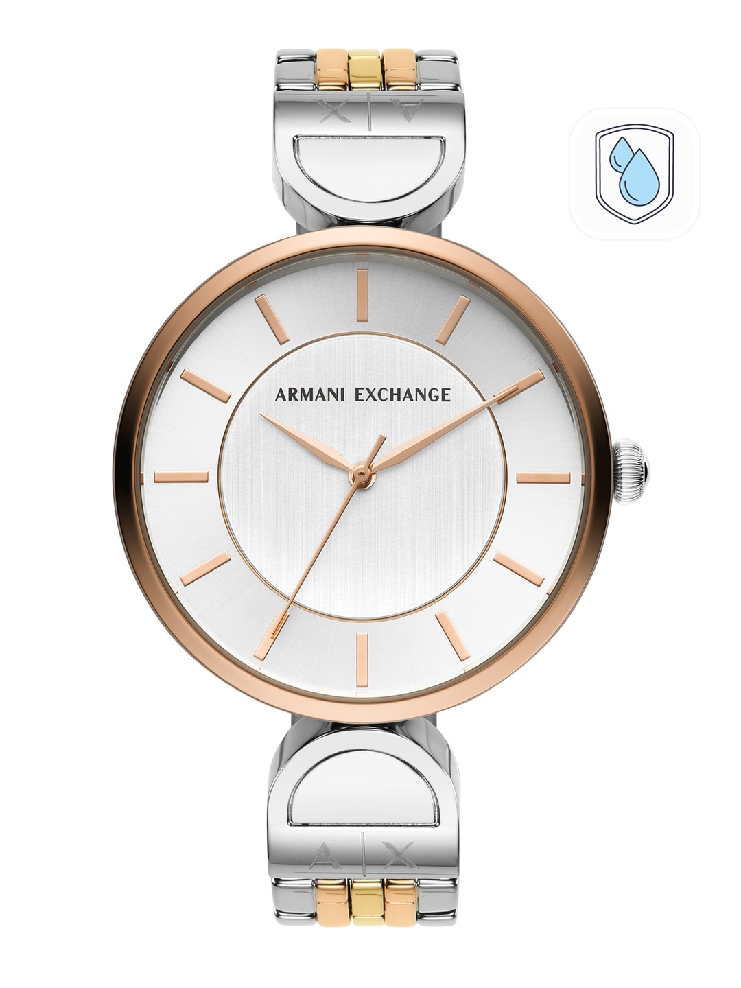 

Armani Exchange Women Silver-Toned Analogue Watch AX5381