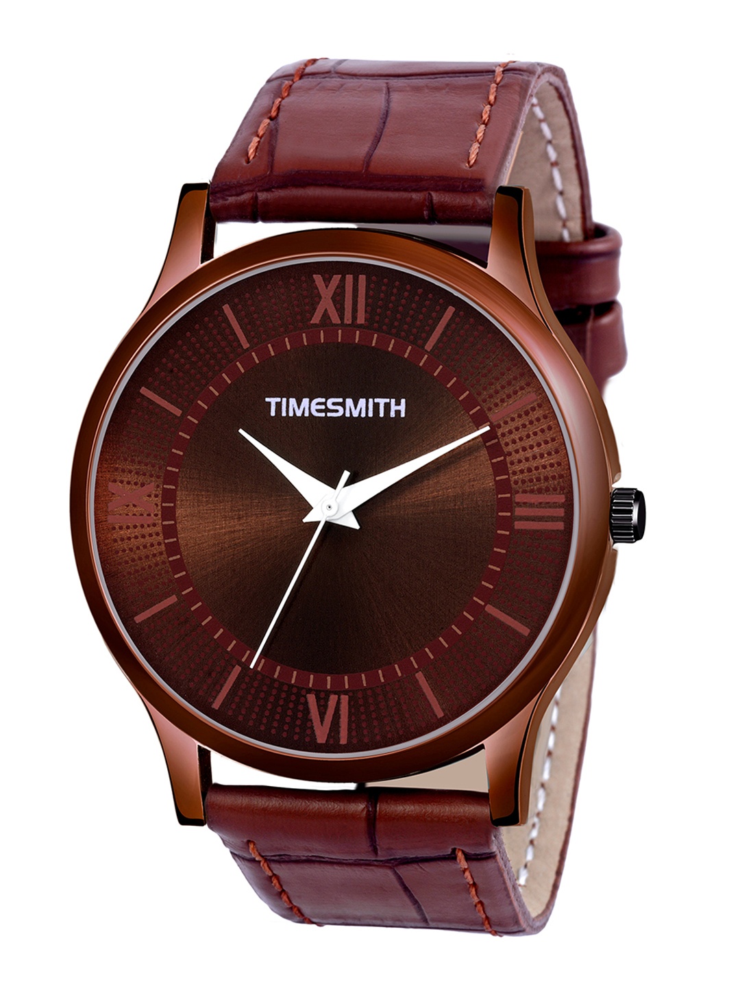 

TIMESMITH Men Brown Analogue Watch