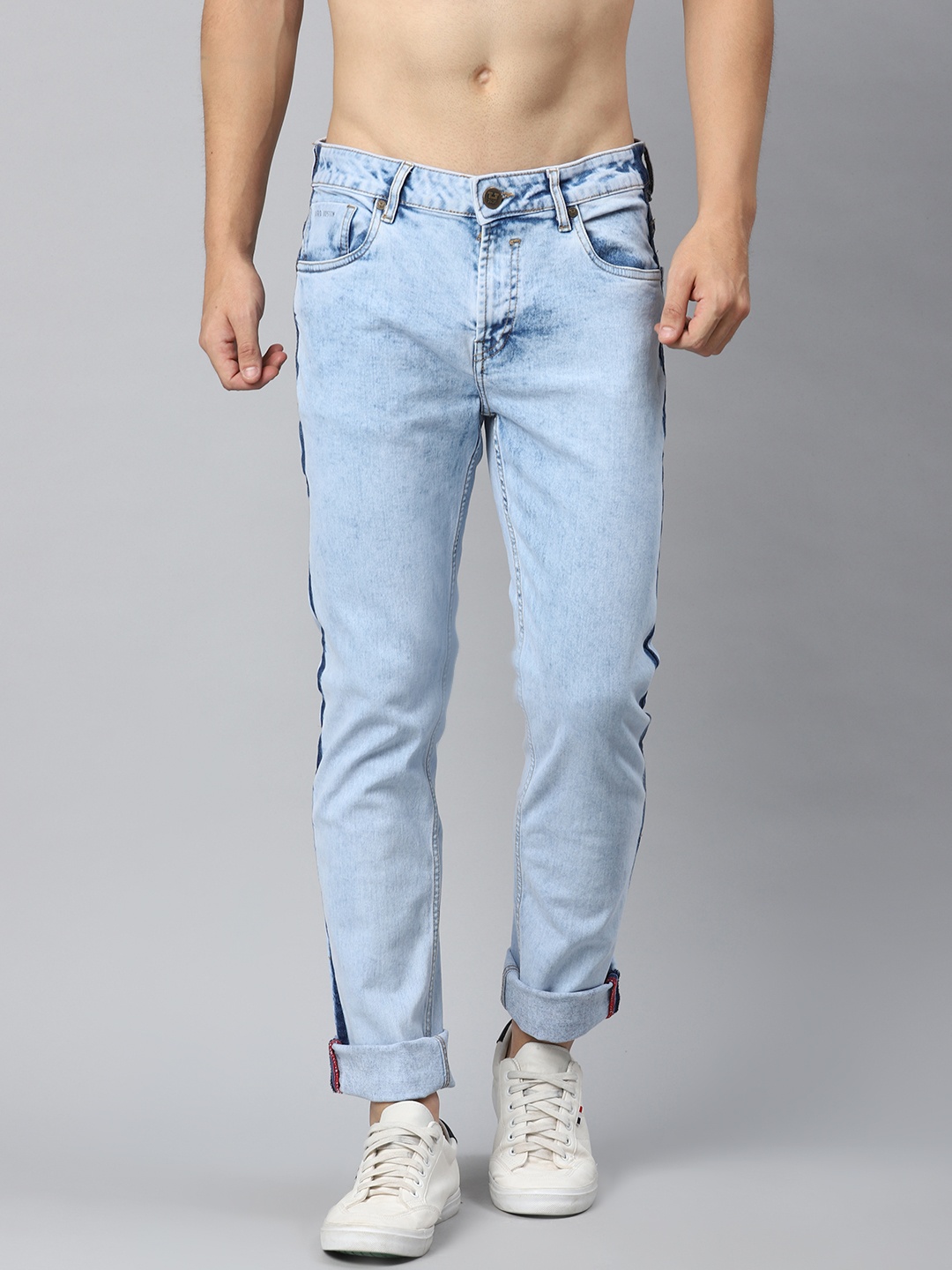 

Harvard Men Blue Slim Tapered Fit Mid-Rise Clean Look Stretchable Jeans