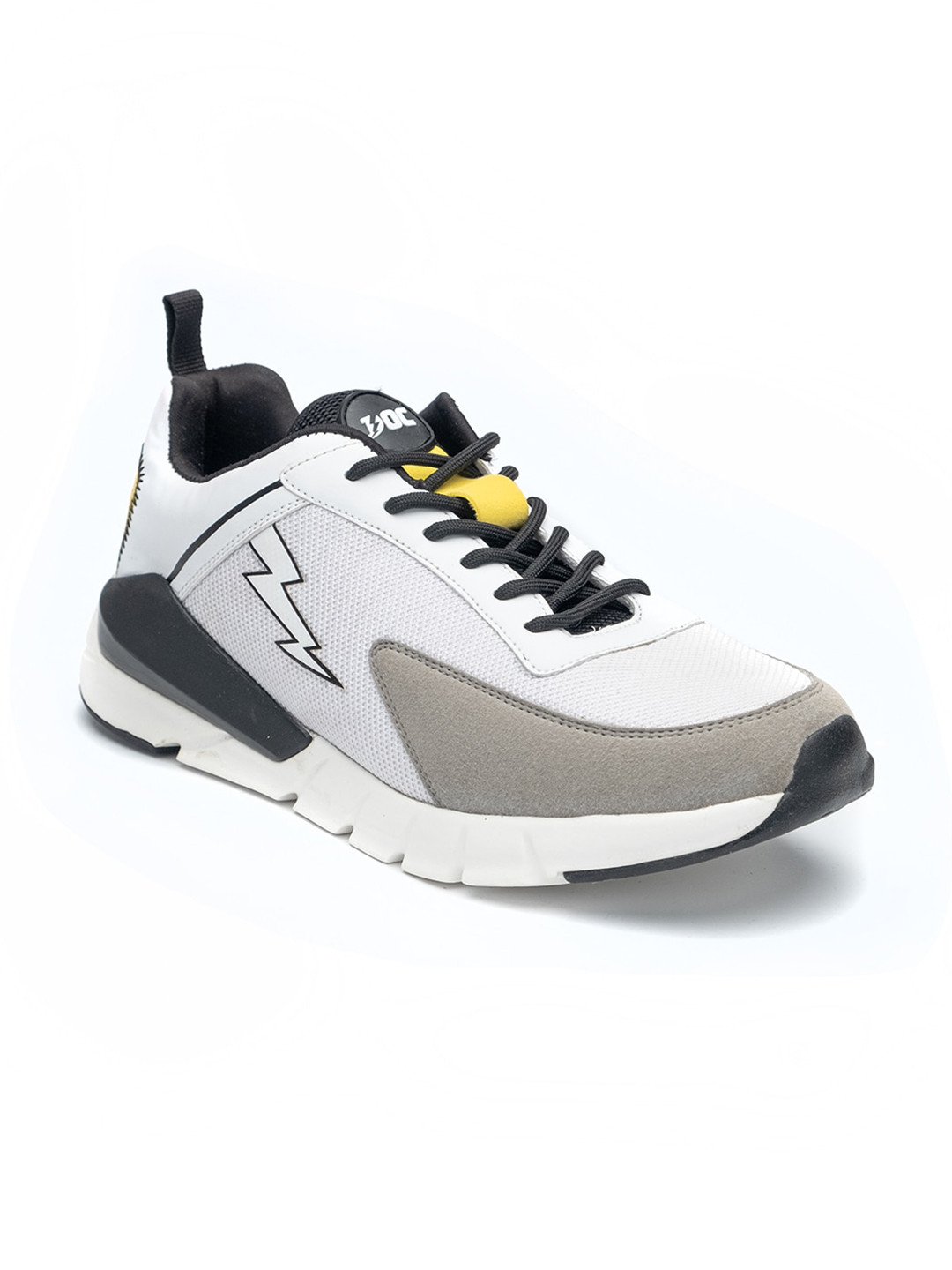 

Doc Martin Men White & Black Colourblocked Sneakers Casual Shoes