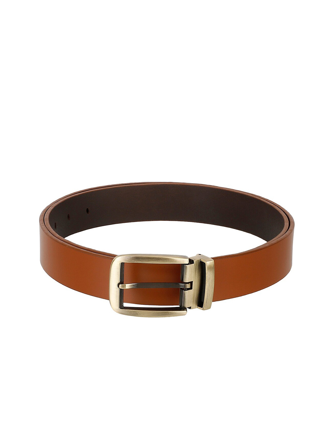 

Aditi Wasan Men Tan Brown Genuine Leather Solid Belt