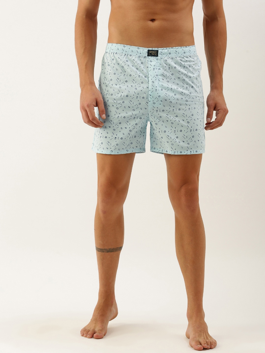 

Urban Dog Men Green Printed Boxers