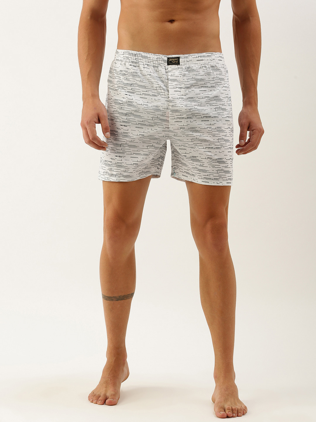 

Urban Dog Men White Striped Boxers