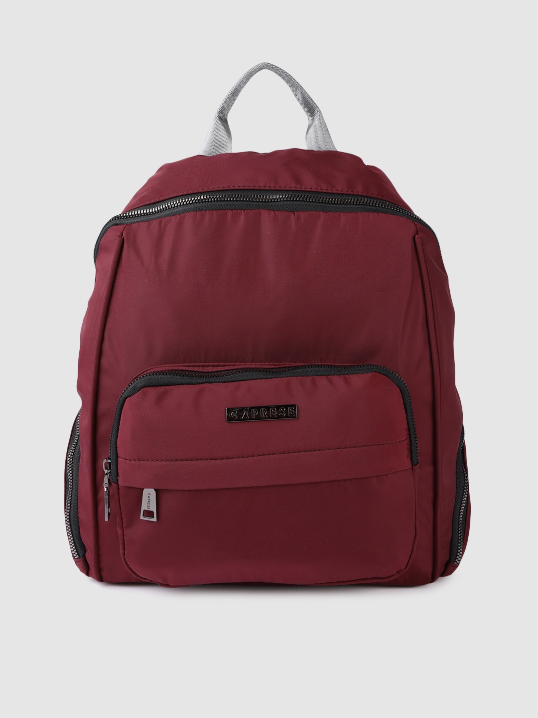 

Caprese Women Red Solid Backpack