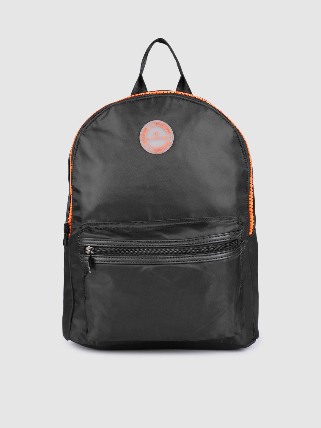 

Caprese Women Black CILANTRO Leather Backpack
