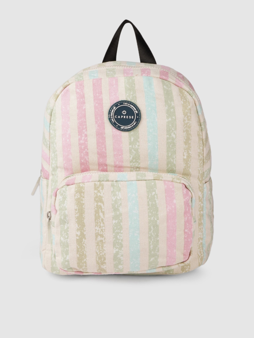 

Caprese Women COLORFUL STRIPES Backpack, Pink