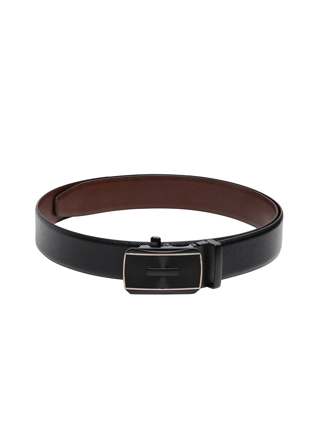 

CRUSSET Men Black Solid Belt