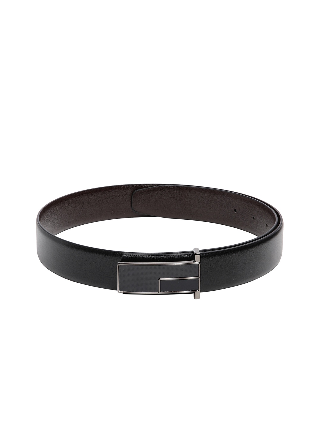 

CRUSSET Men Black Textured Belt