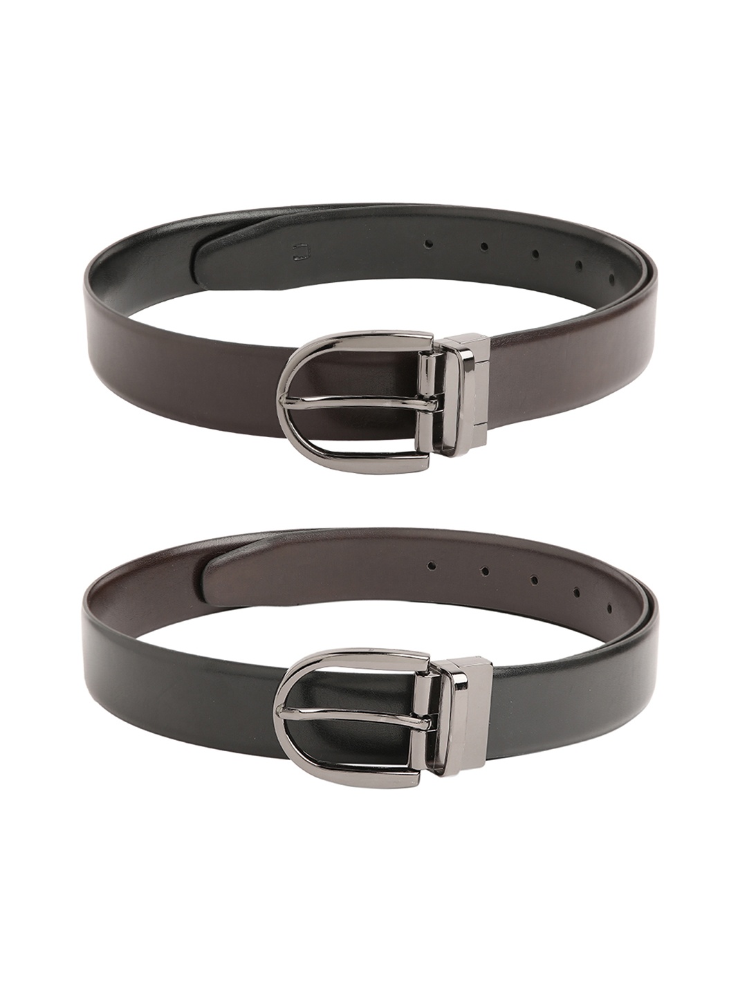 

CRUSSET Men Black & Brown Solid Belt